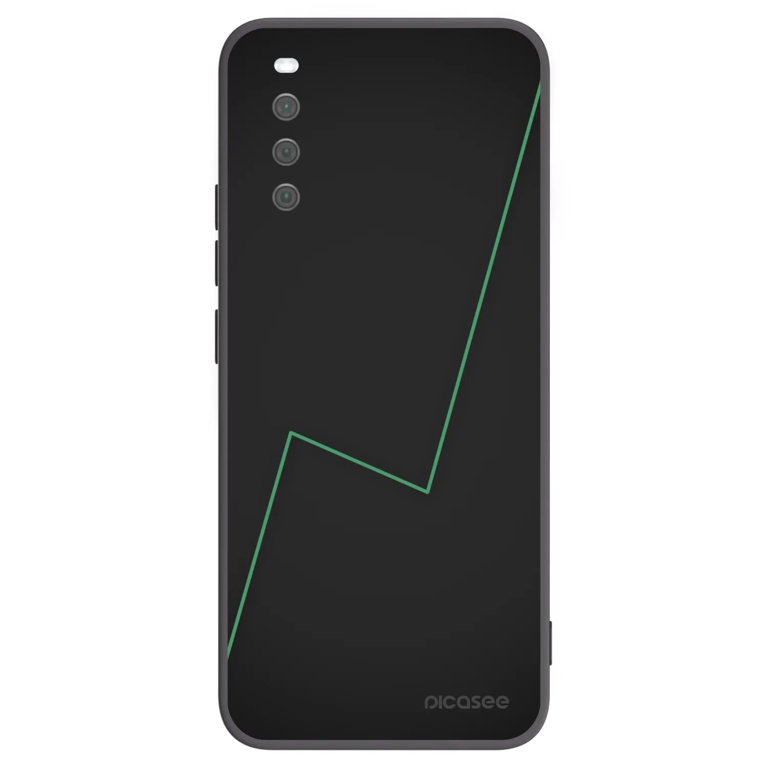 Picasee silikonowe czarne etui na Sony Xperia 10 III - Consistency