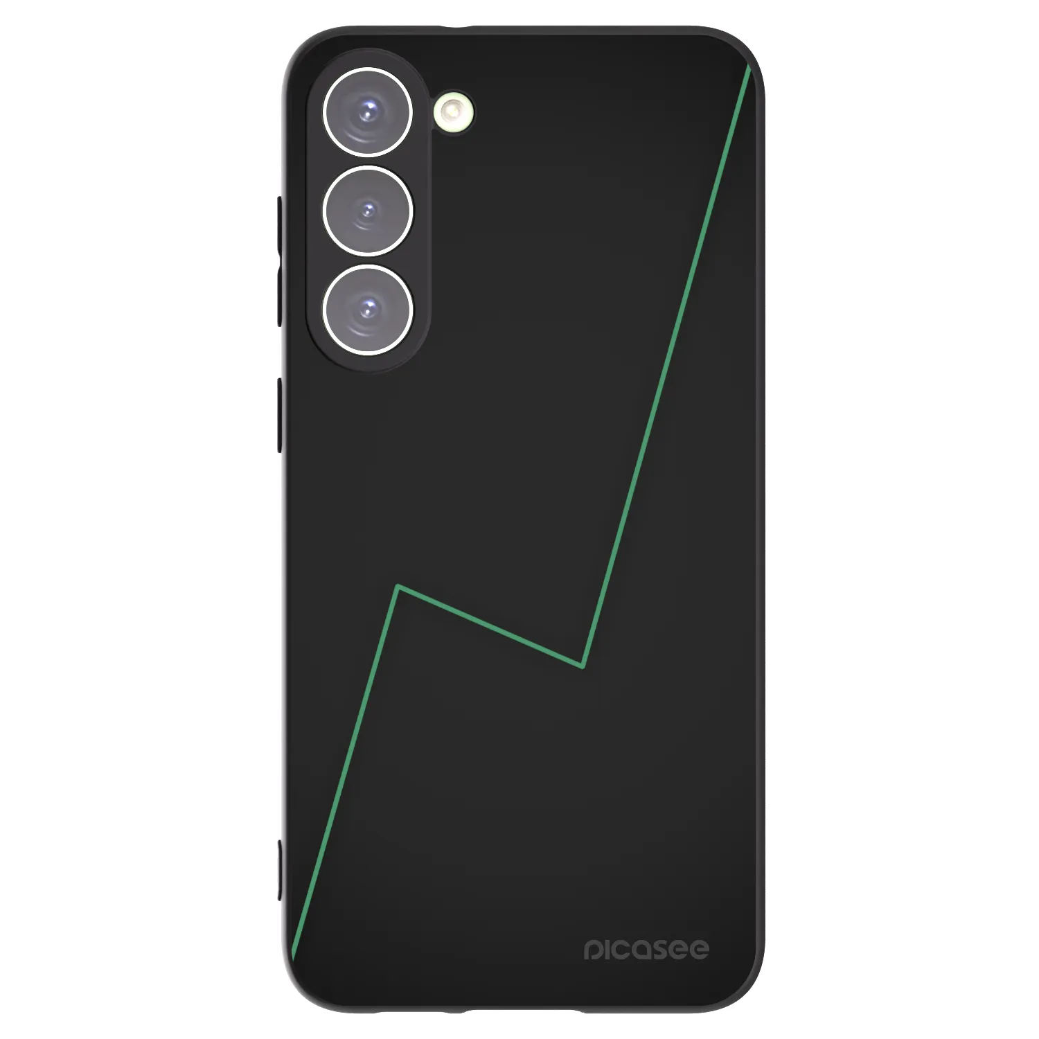 Picasee silikonowe czarne etui na Samsung Galaxy S23+ 5G - Consistency