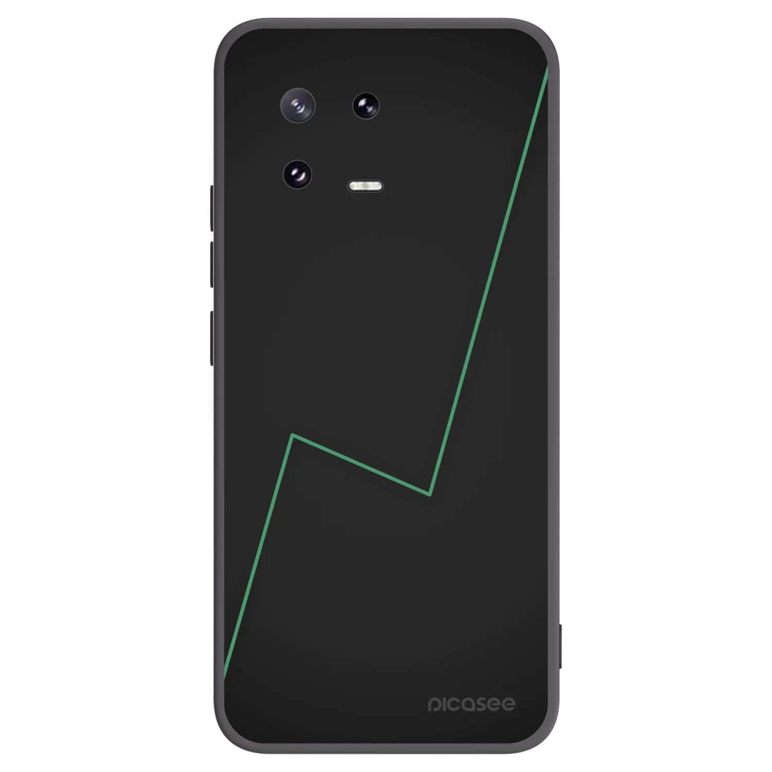 Picasee silikonowe czarne etui na Xiaomi 13 Pro - Consistency