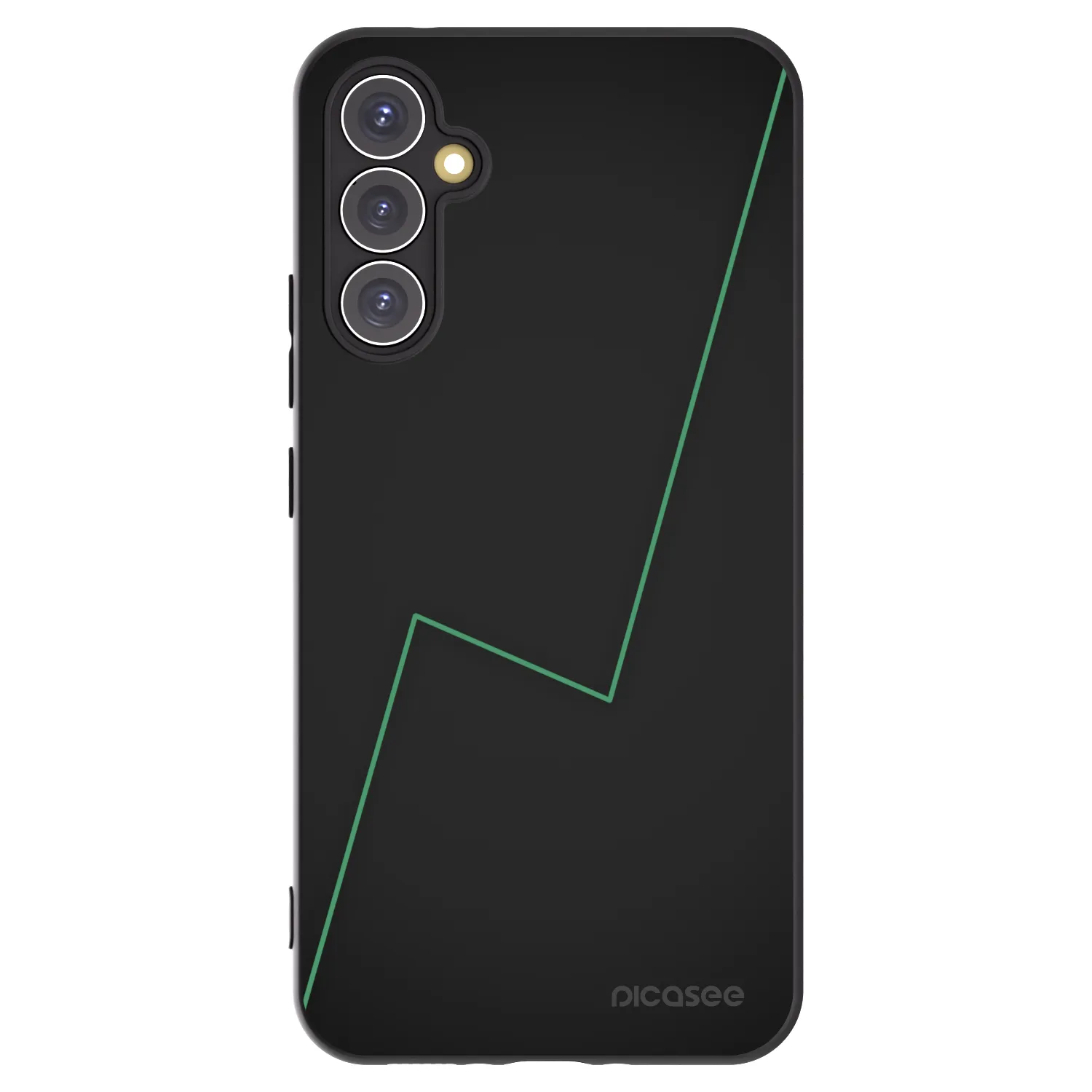 Picasee silikonowe czarne etui na Samsung Galaxy A34 5G A346B - Consistency