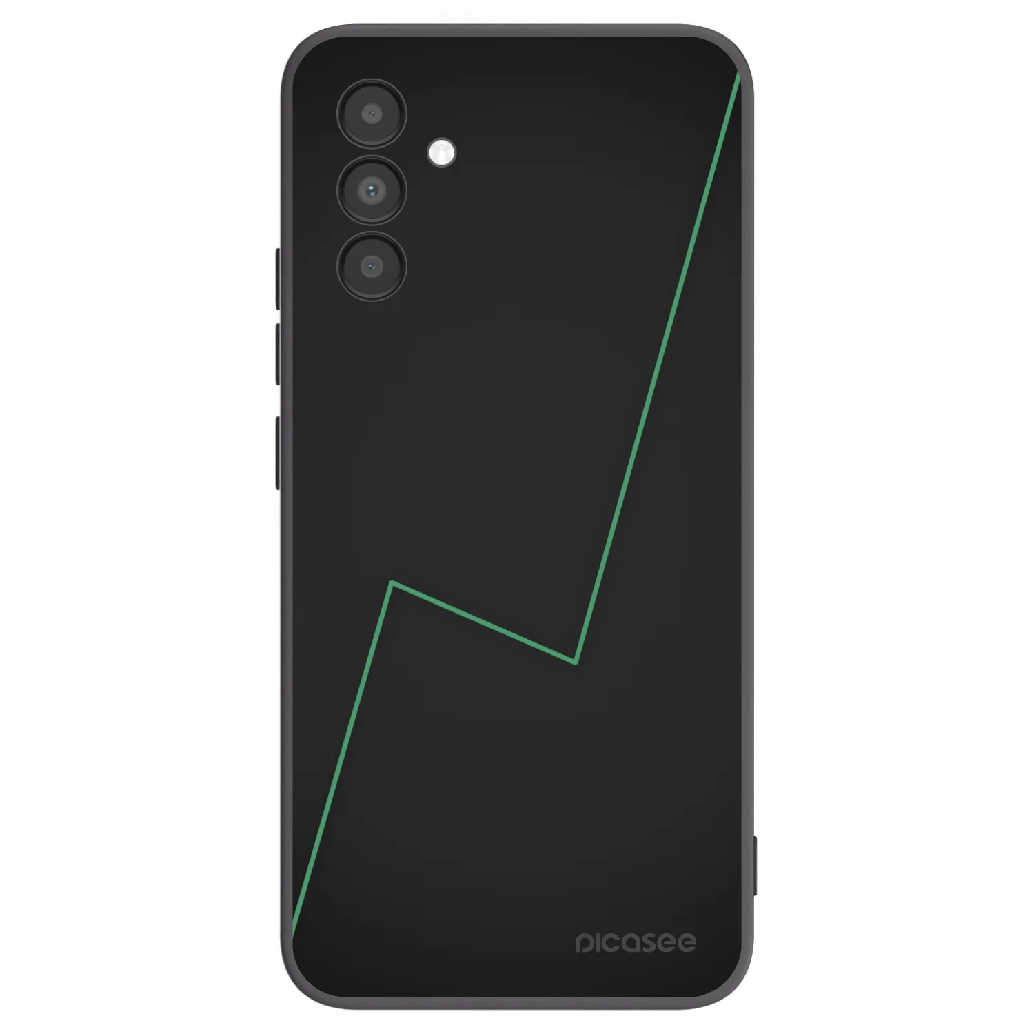 Picasee silikonowe czarne etui na Samsung Galaxy A04s A047F - Consistency