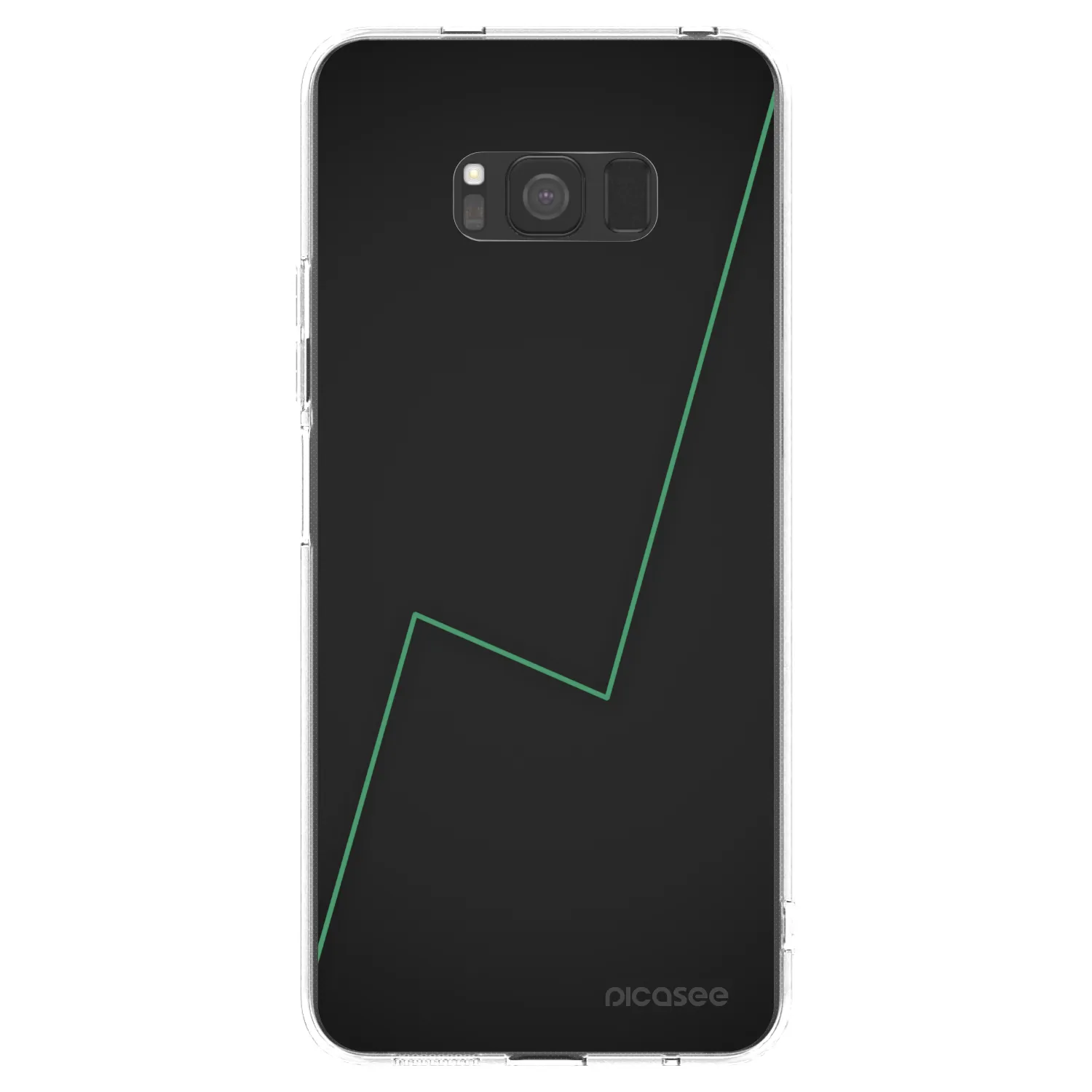 Picasee silikonowe przeźroczyste etui na Samsung Galaxy S8 G950F - Consistency