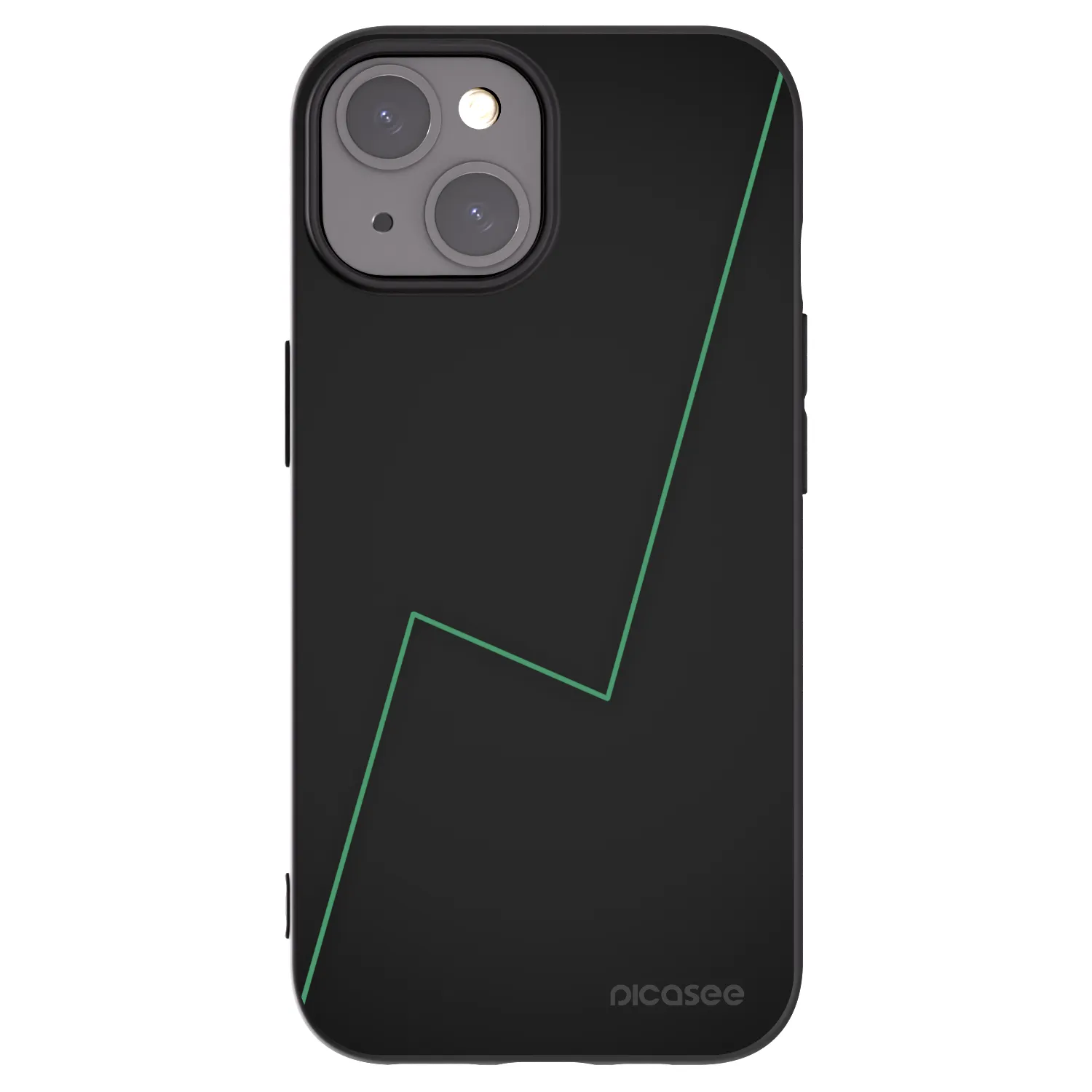 Picasee silikonowe czarne etui na Apple iPhone 15 - Consistency