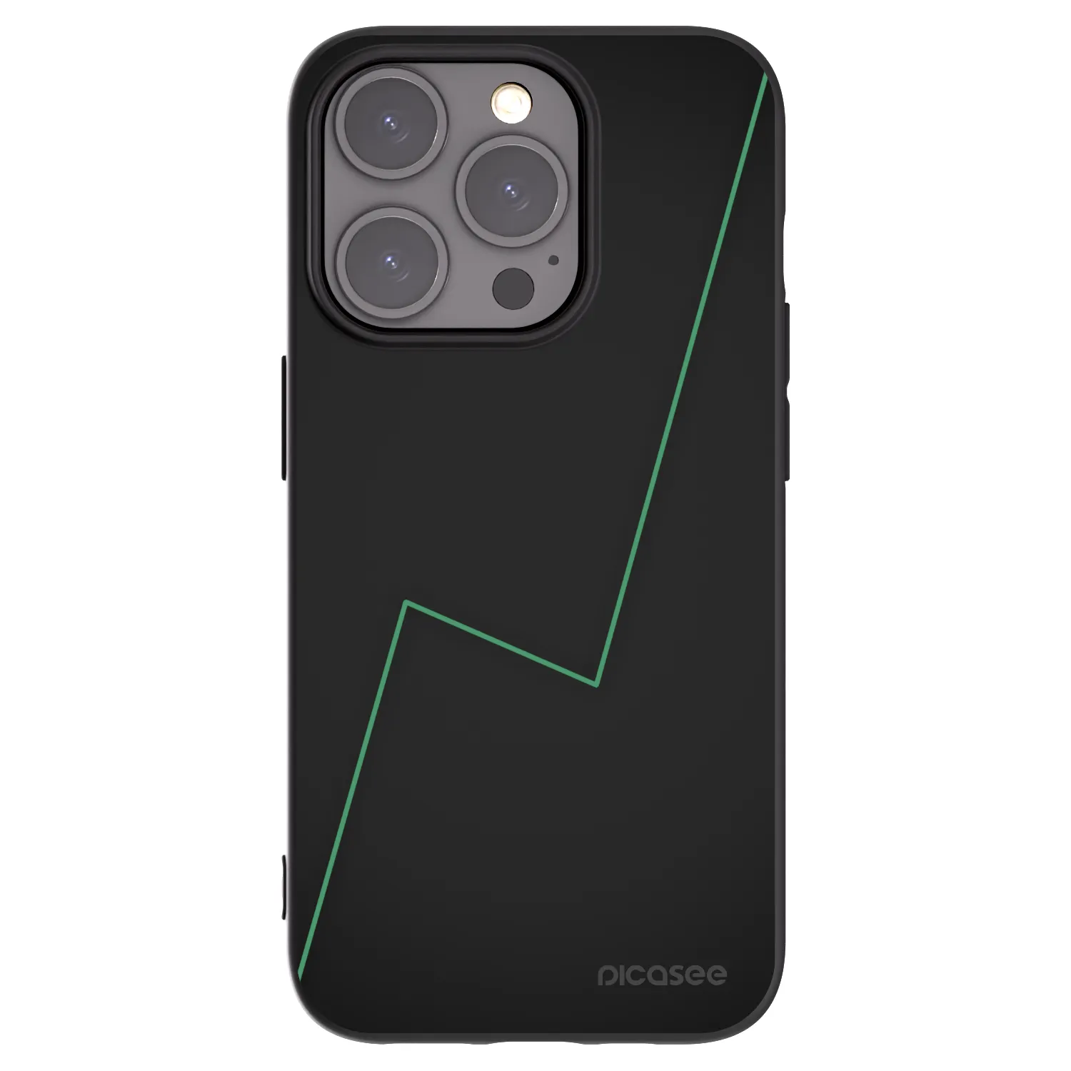 Picasee silikonowe czarne etui na Apple iPhone 15 Pro - Consistency