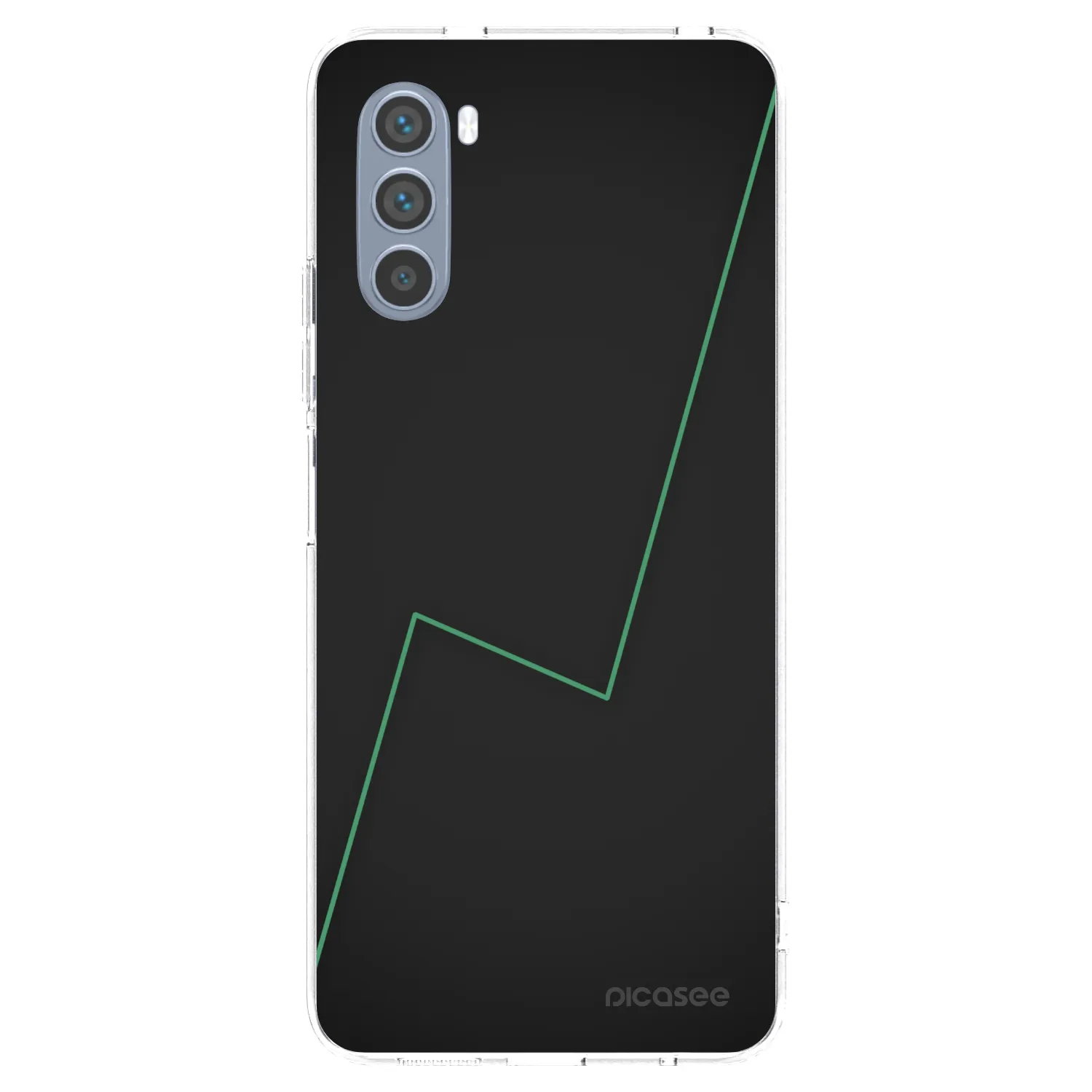 Picasee silikonowe przeźroczyste etui na Motorola Moto G62 - Consistency