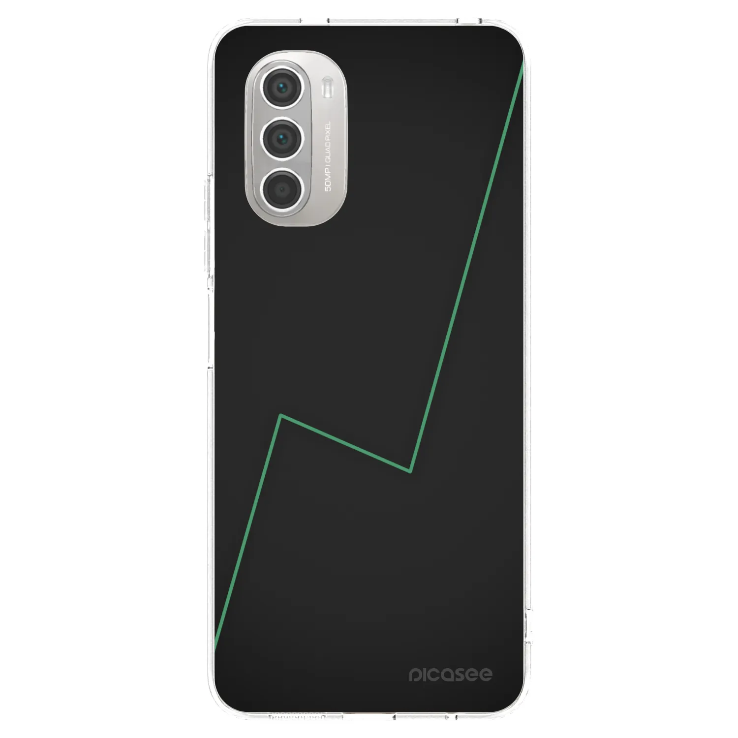 Picasee silikonowe przeźroczyste etui na Motorola Moto G51 - Consistency