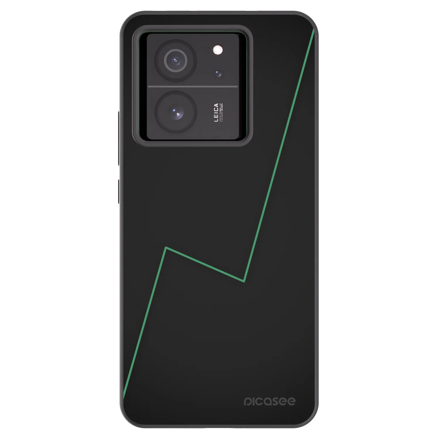 Picasee silikonowe czarne etui na Xiaomi 13T Pro - Consistency