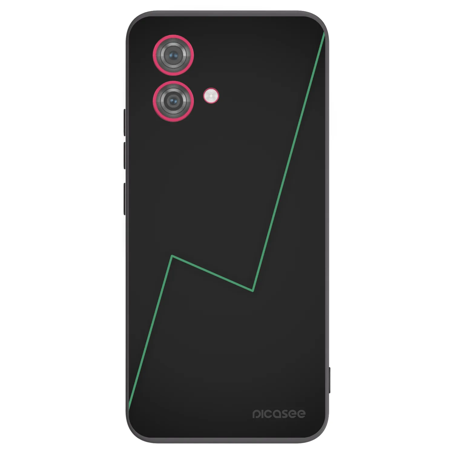 Picasee silikonowe czarne etui na Motorola Moto G84 5G - Consistency