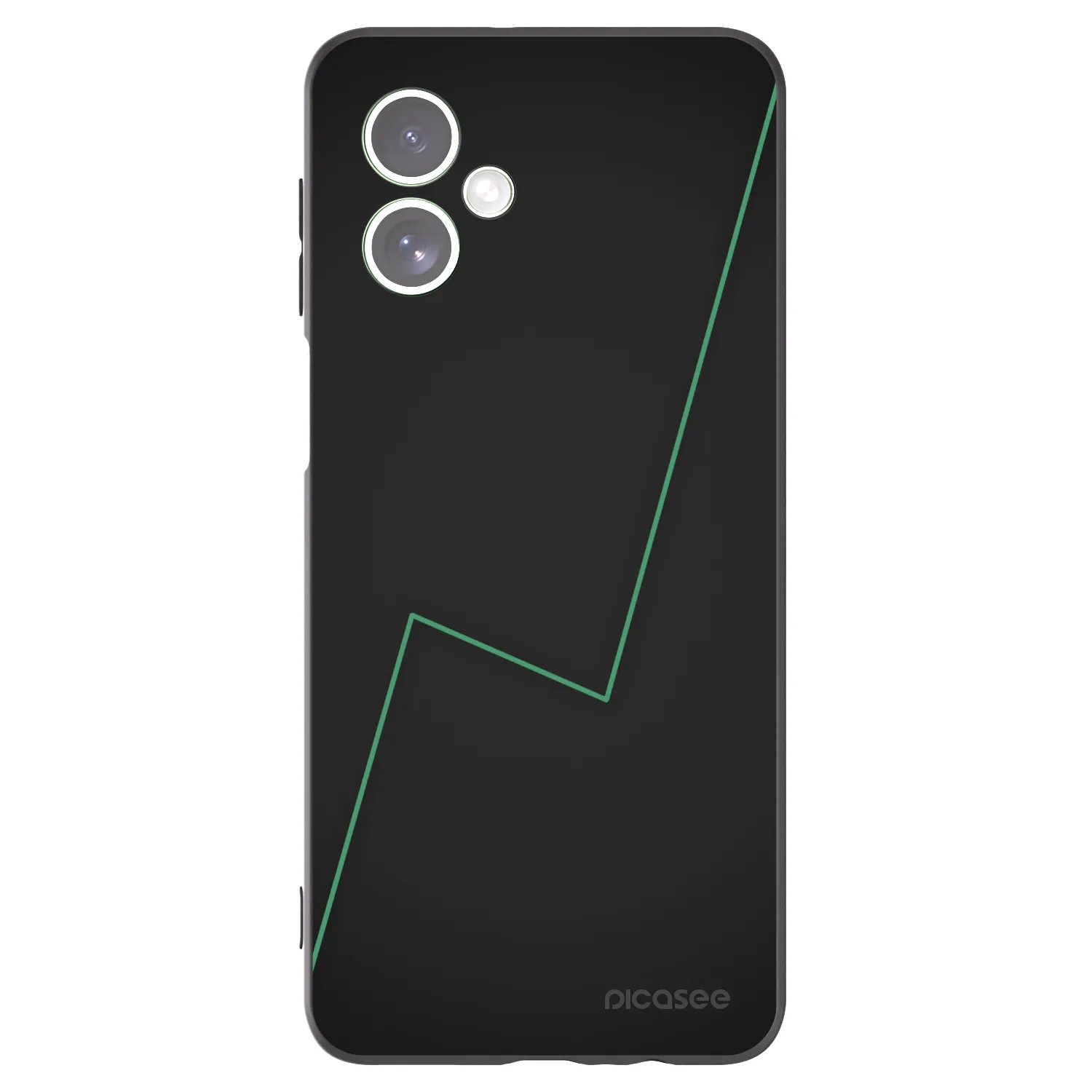 Picasee silikonowe czarne etui na Motorola Moto G54 5G - Consistency