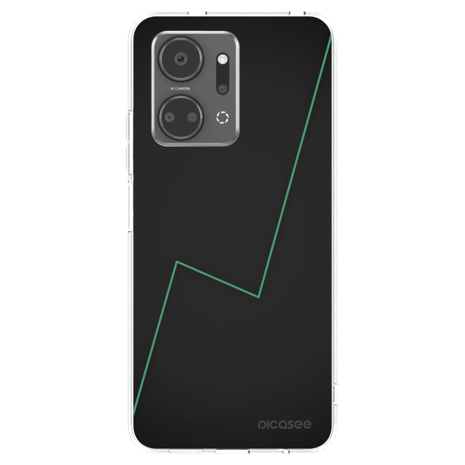 Picasee silikonowe przeźroczyste etui na Honor X7a - Consistency