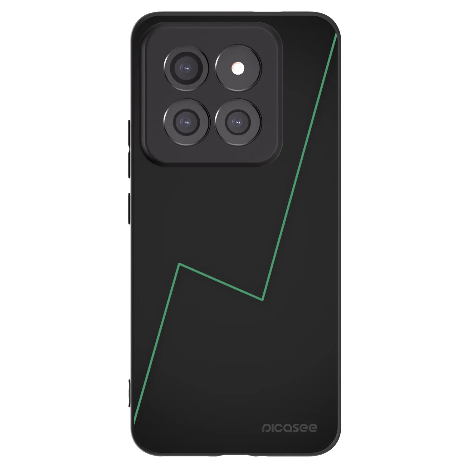 Picasee silikonowe czarne etui na Xiaomi 14 Pro - Consistency