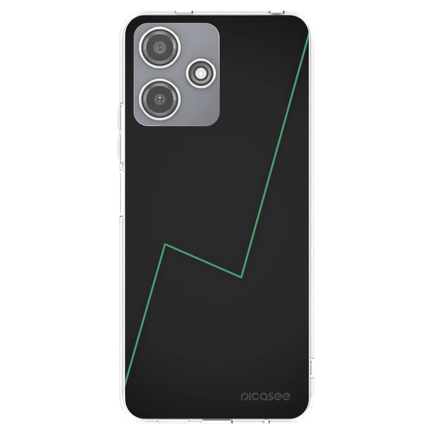 Picasee silikonowe przeźroczyste etui na Xiaomi Redmi 12 5G - Consistency