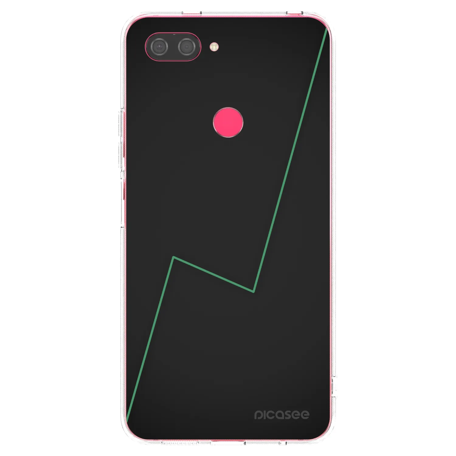 Picasee silikonowe przeźroczyste etui na Xiaomi Mi 8 Lite - Consistency
