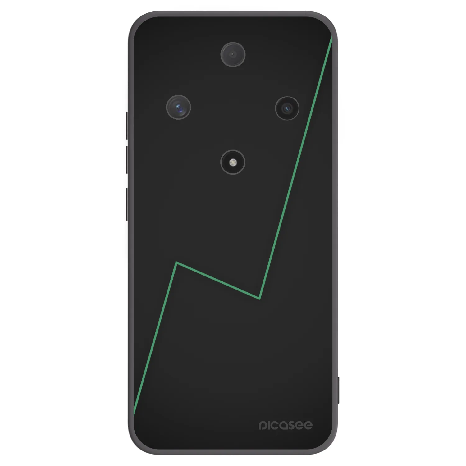 Picasee silikonowe czarne etui na Honor Magic6 Lite 5G - Consistency
