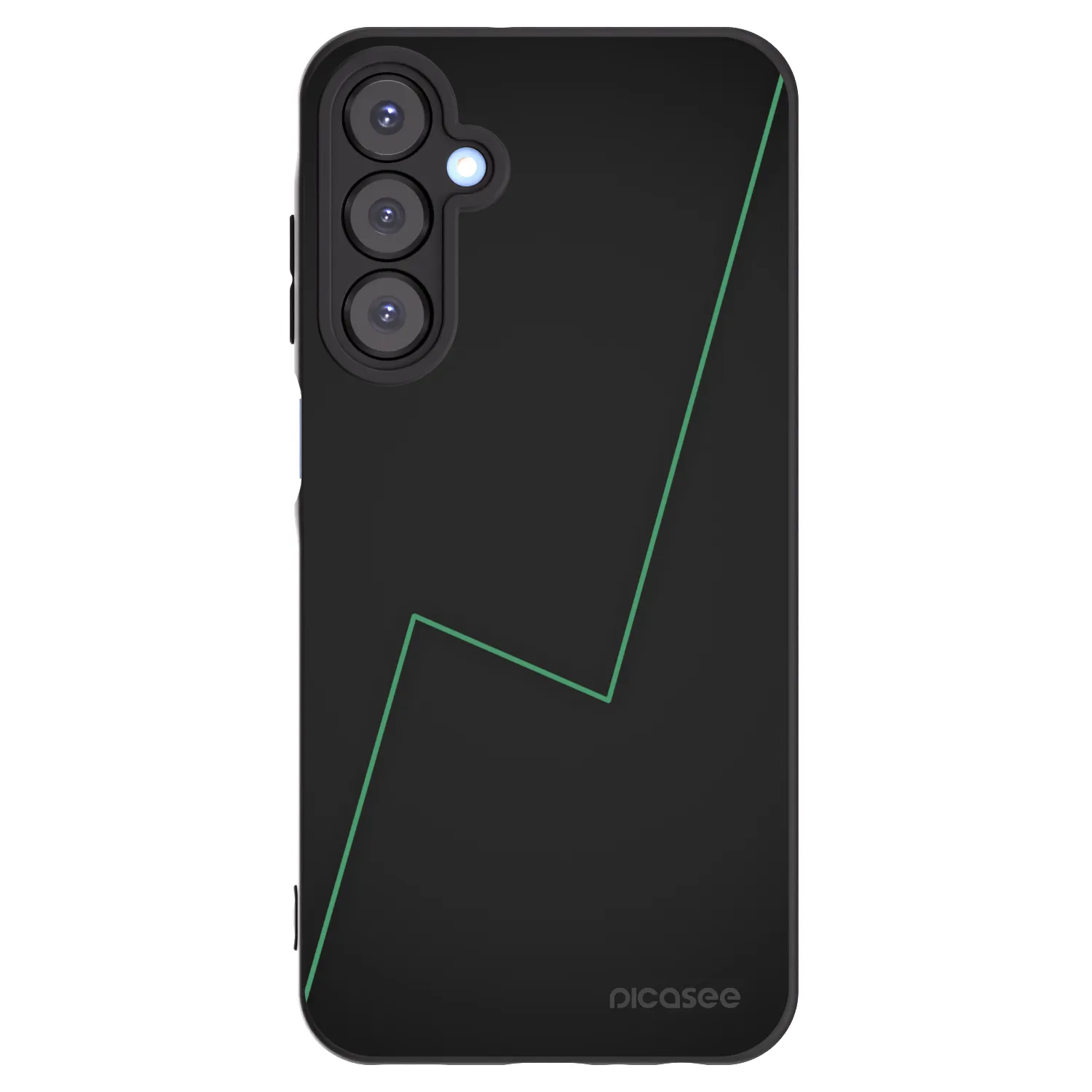 Picasee silikonowe czarne etui na Samsung Galaxy A25 A256B 5G - Consistency