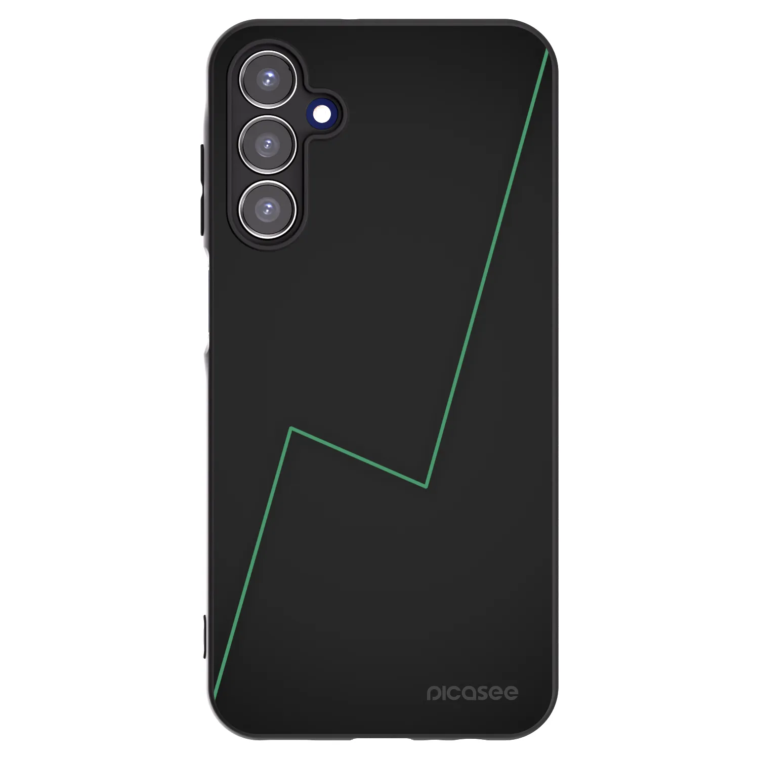 Picasee silikonowe czarne etui na Samsung Galaxy A15 A156B 5G - Consistency