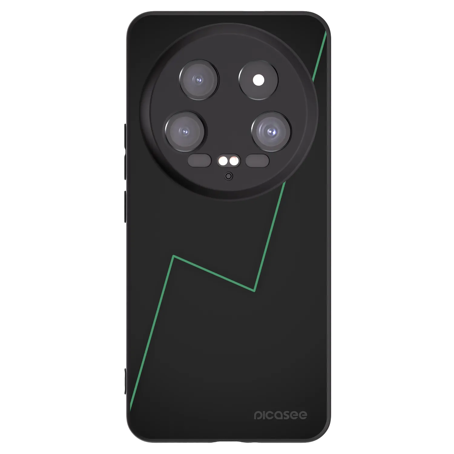Picasee silikonowe czarne etui na Xiaomi 14 Ultra - Consistency