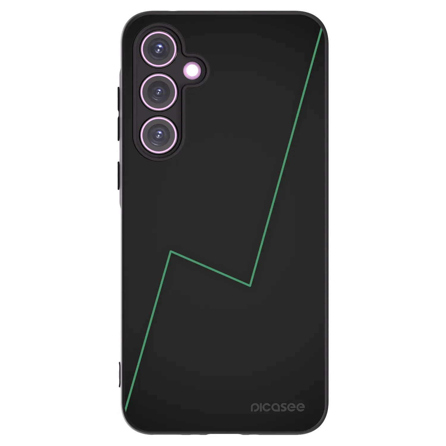 Picasee silikonowe czarne etui na Samsung Galaxy A35 5G A356B - Consistency