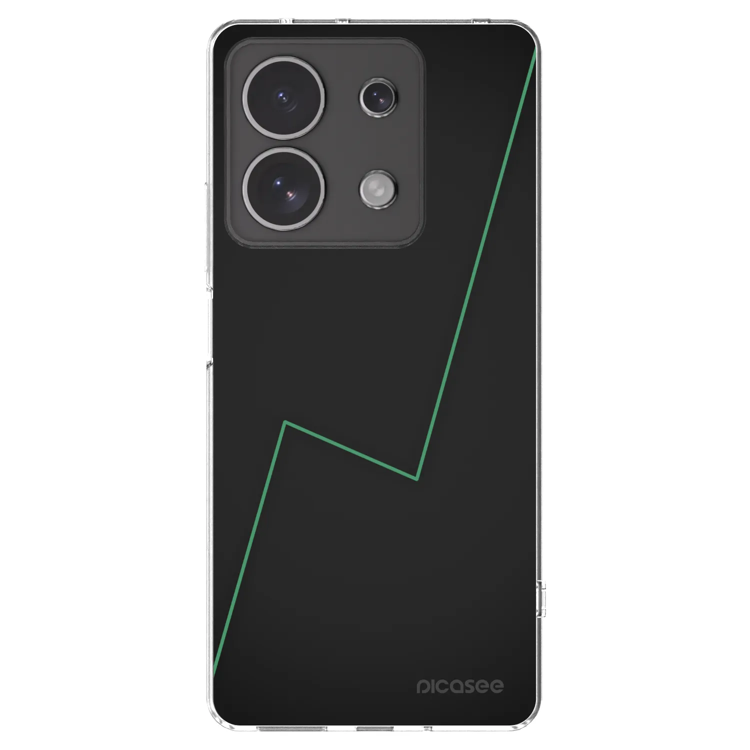 Picasee silikonowe przeźroczyste etui na Xiaomi Redmi Note 13 4G - Consistency