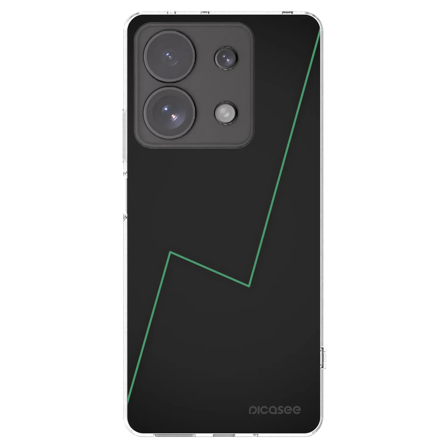 Picasee silikonowe przeźroczyste etui na Xiaomi Redmi Note 13 Pro 4G - Consistency