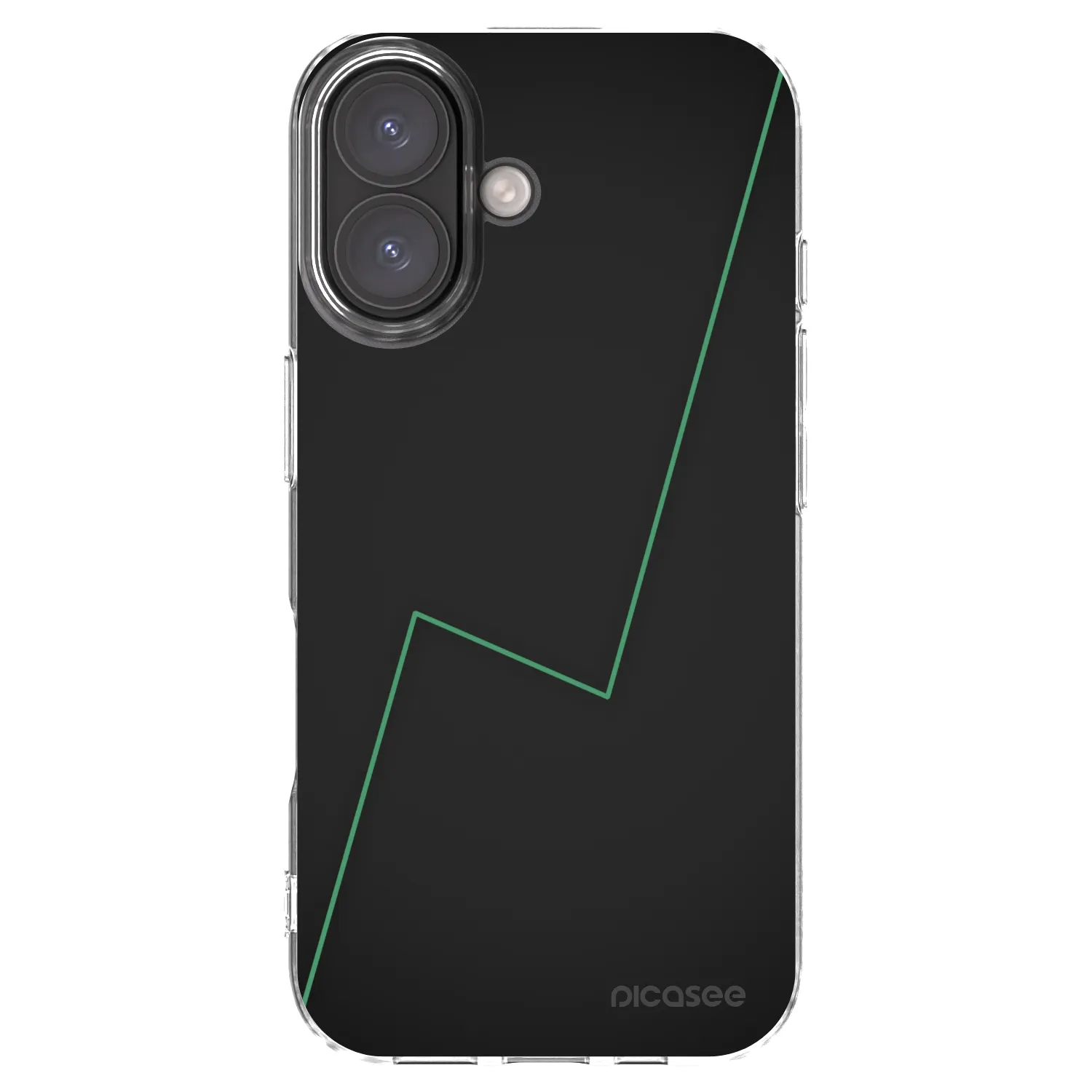 Picasee silikonowe przeźroczyste etui na Apple iPhone 16 - Consistency