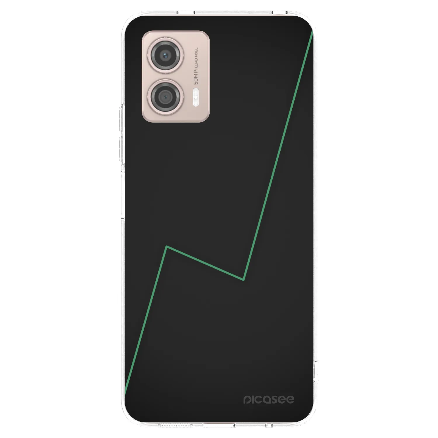 Picasee silikonowe przeźroczyste etui na Motorola Moto G53 5G - Consistency