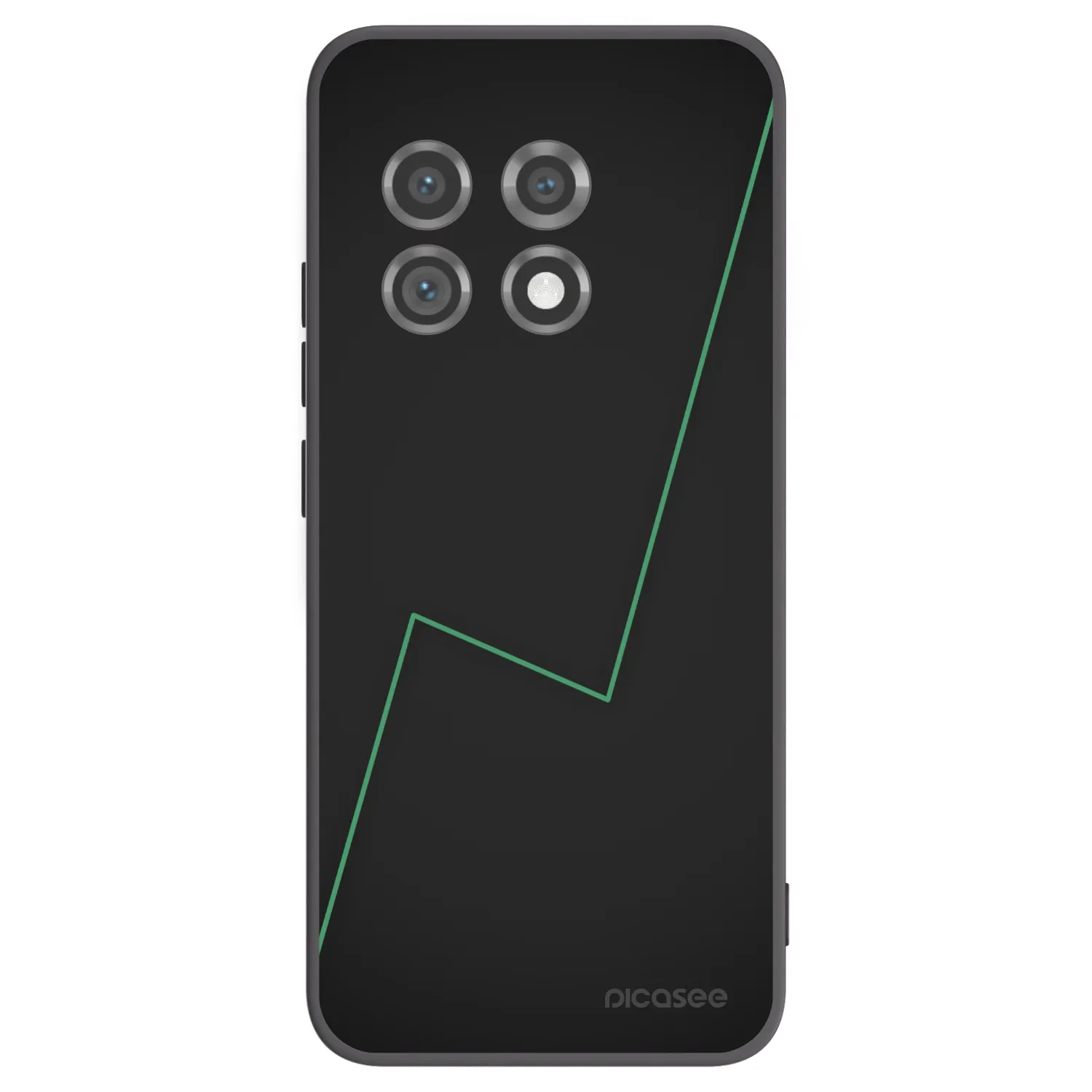 Picasee silikonowe czarne etui na OnePlus 11 5G - Consistency