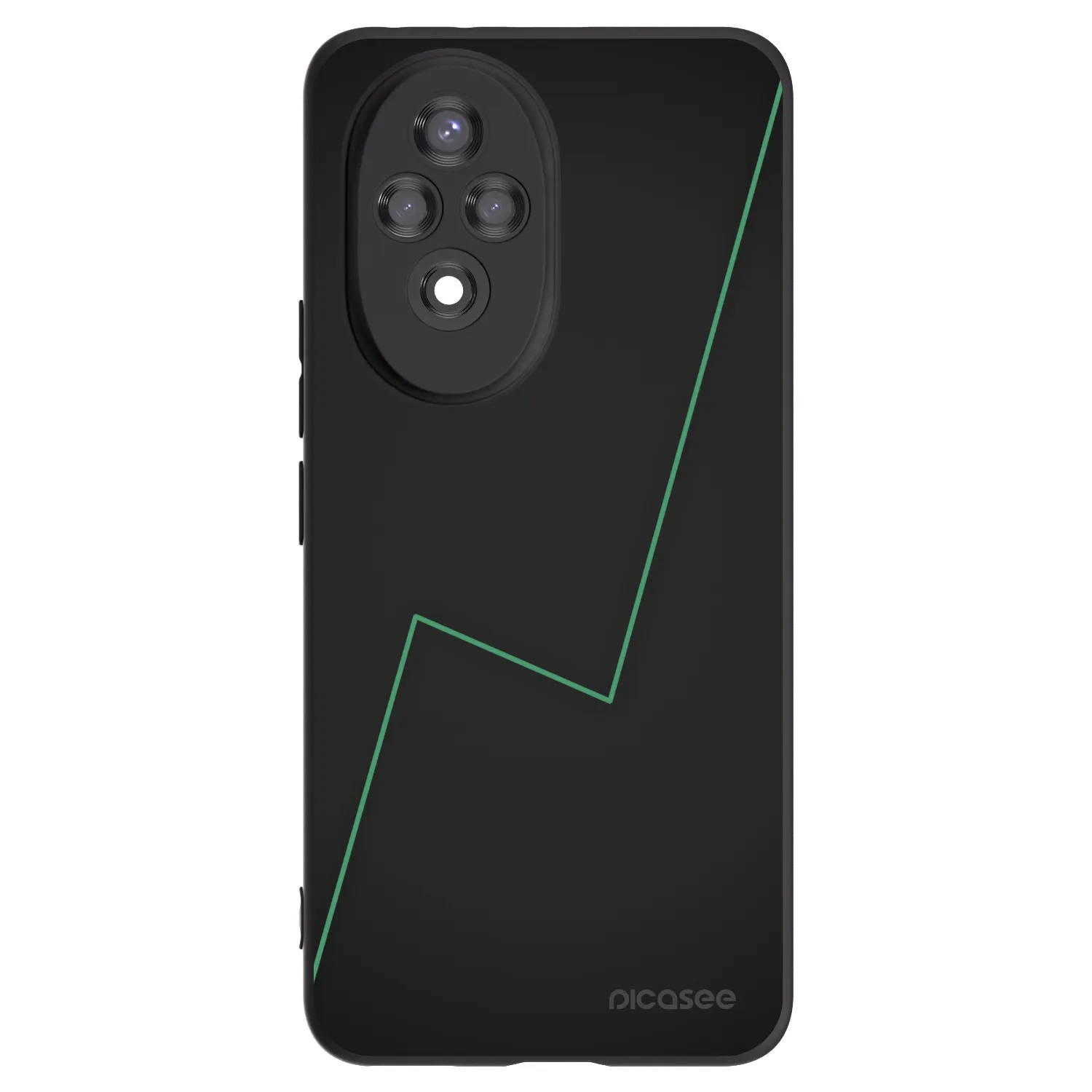 Picasee silikonowe czarne etui na Honor 200 Pro 5G - Consistency