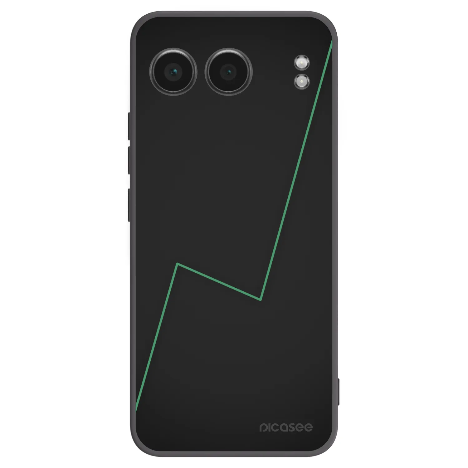 Picasee silikonowe czarne etui na OnePlus Nord 4 - Consistency