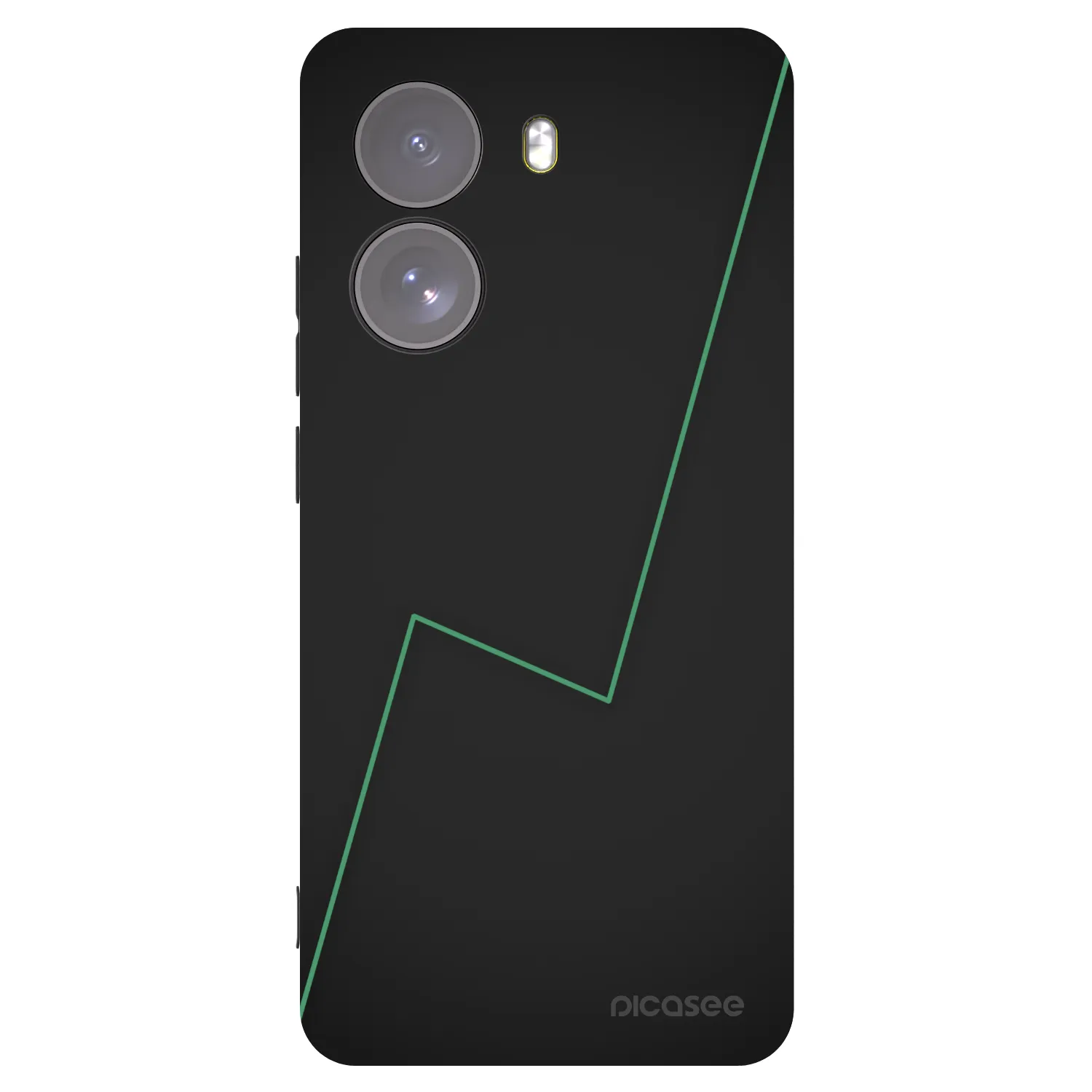 Picasee silikonowe czarne etui na Xiaomi Poco X7 - Consistency