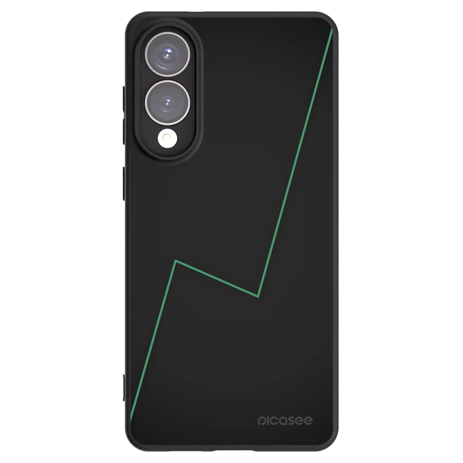 Picasee silikonowe czarne etui na Samsung Galaxy S25 Edge 5G - Consistency