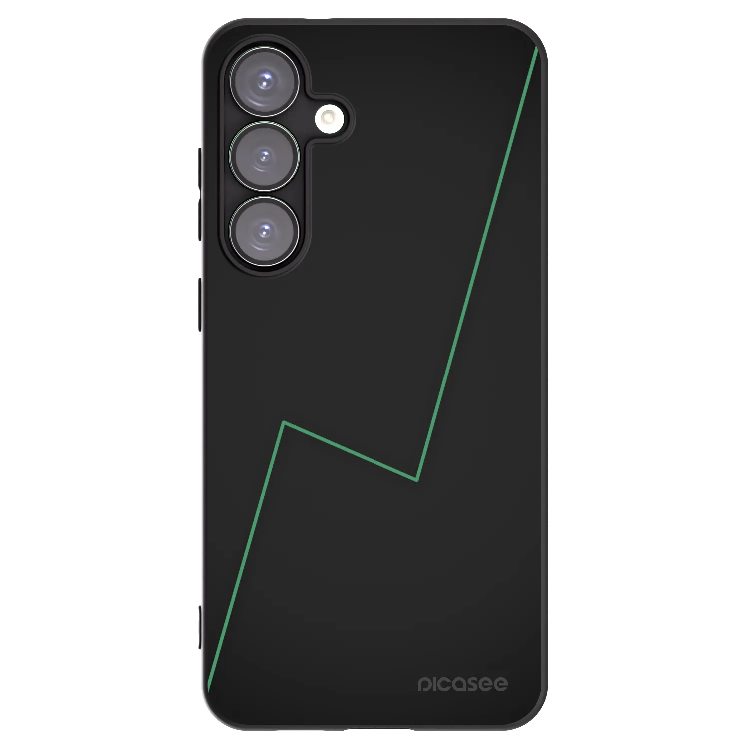 Picasee silikonowe czarne etui na Samsung Galaxy S25+ 5G - Consistency