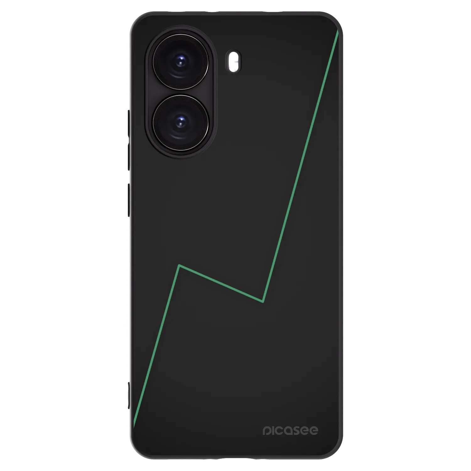 Picasee silikonowe czarne etui na Xiaomi Poco X7 Pro 5G - Consistency