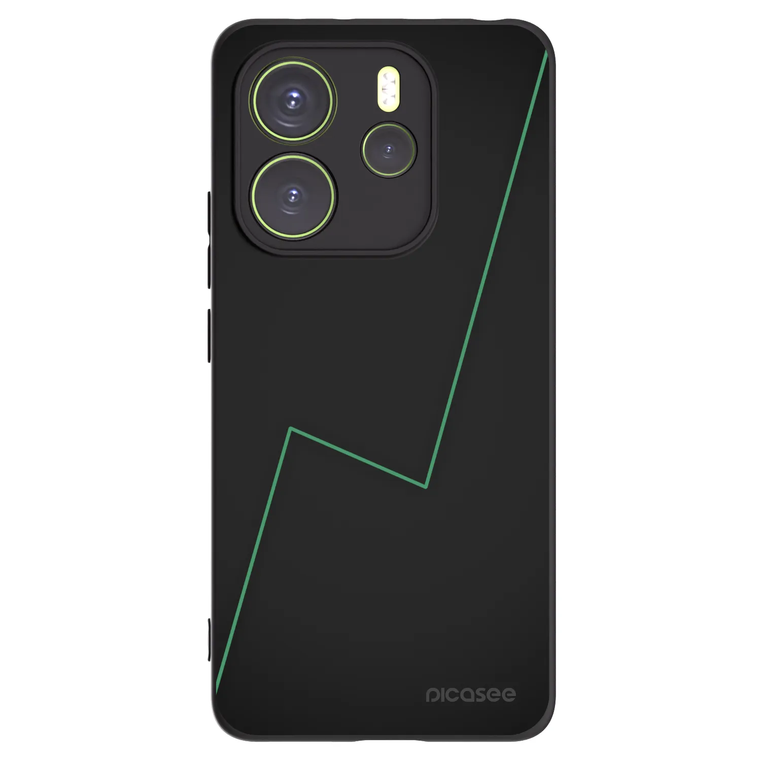 Picasee silikonowe czarne etui na Xiaomi Redmi Note 14 4G - Consistency