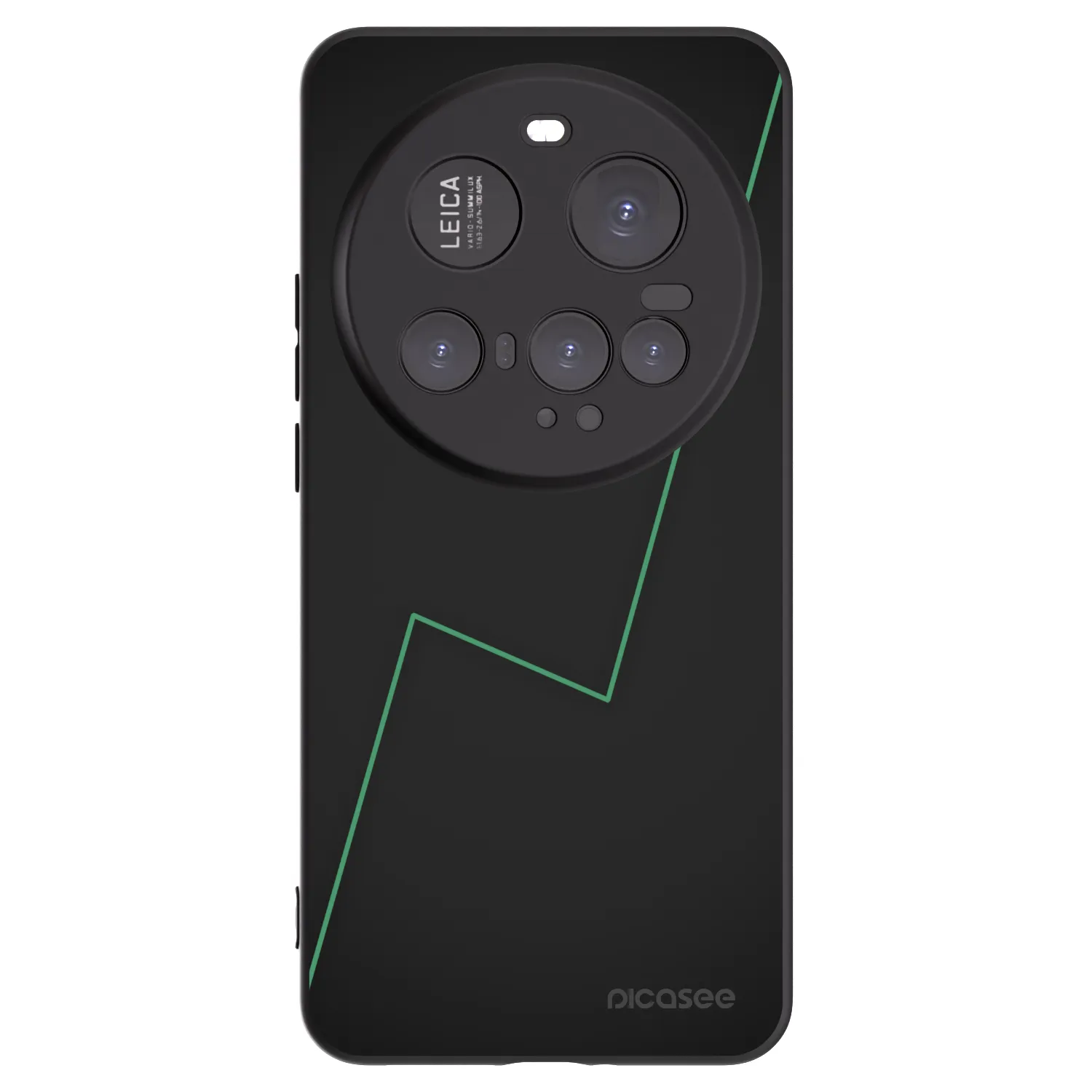 Picasee silikonowe czarne etui na Xiaomi 15 Ultra - Consistency