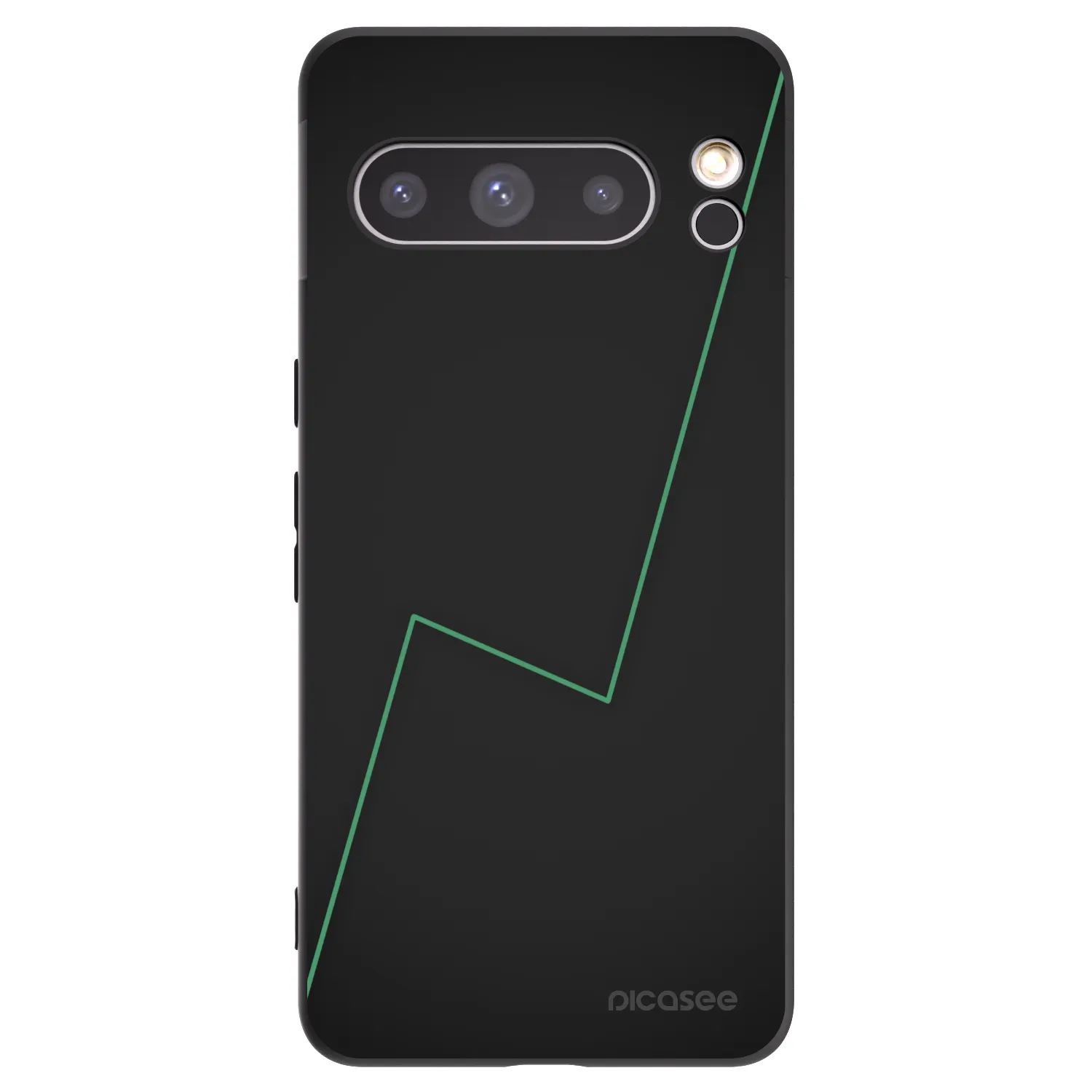 Picasee silikonowe czarne etui na Google Pixel 8 Pro - Consistency