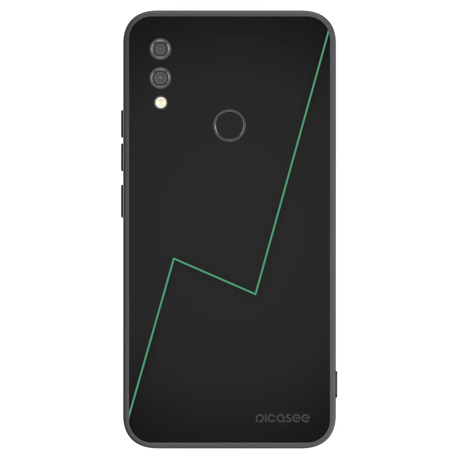 Picasee silikonowe czarne etui na Xiaomi Redmi Note 7 - Consistency