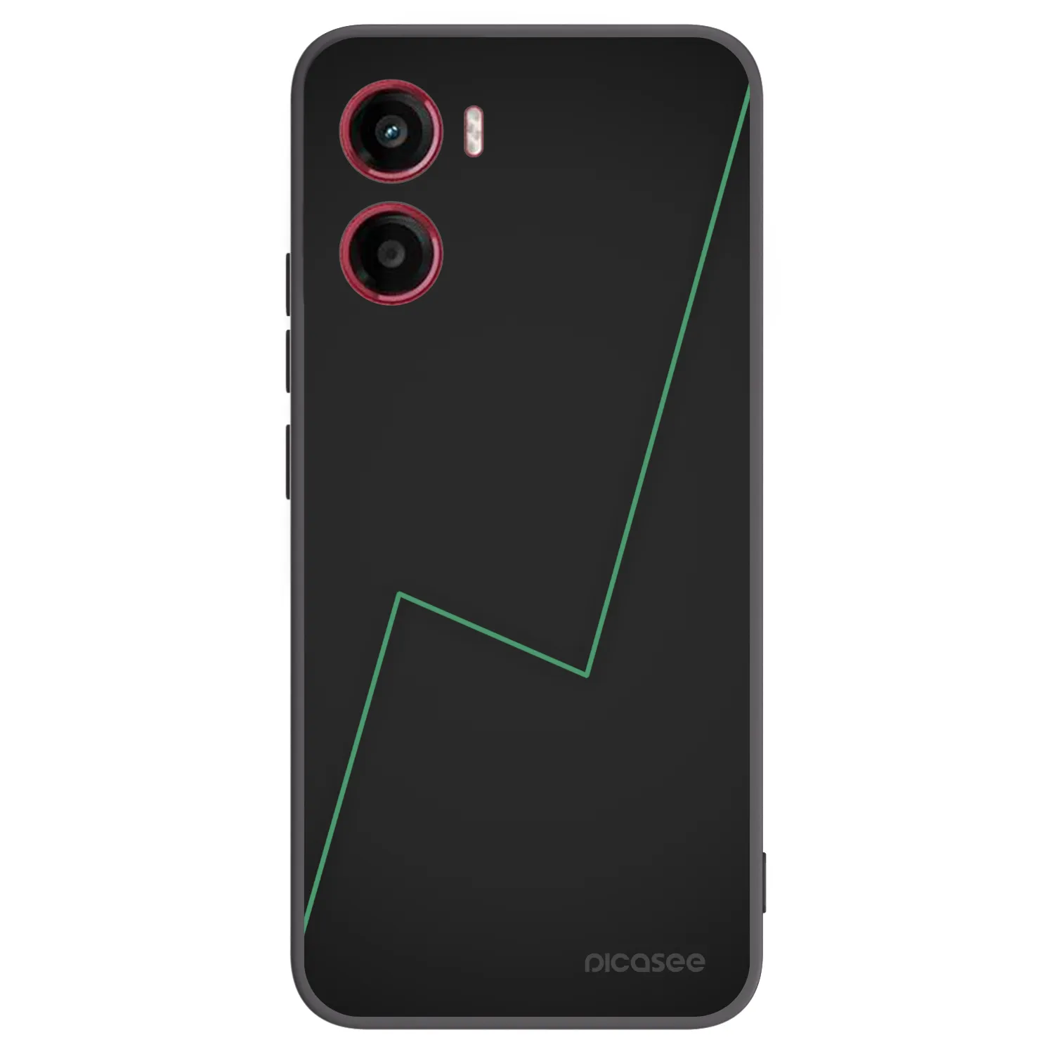 Picasee silikonowe czarne etui na Motorola Moto G05 - Consistency