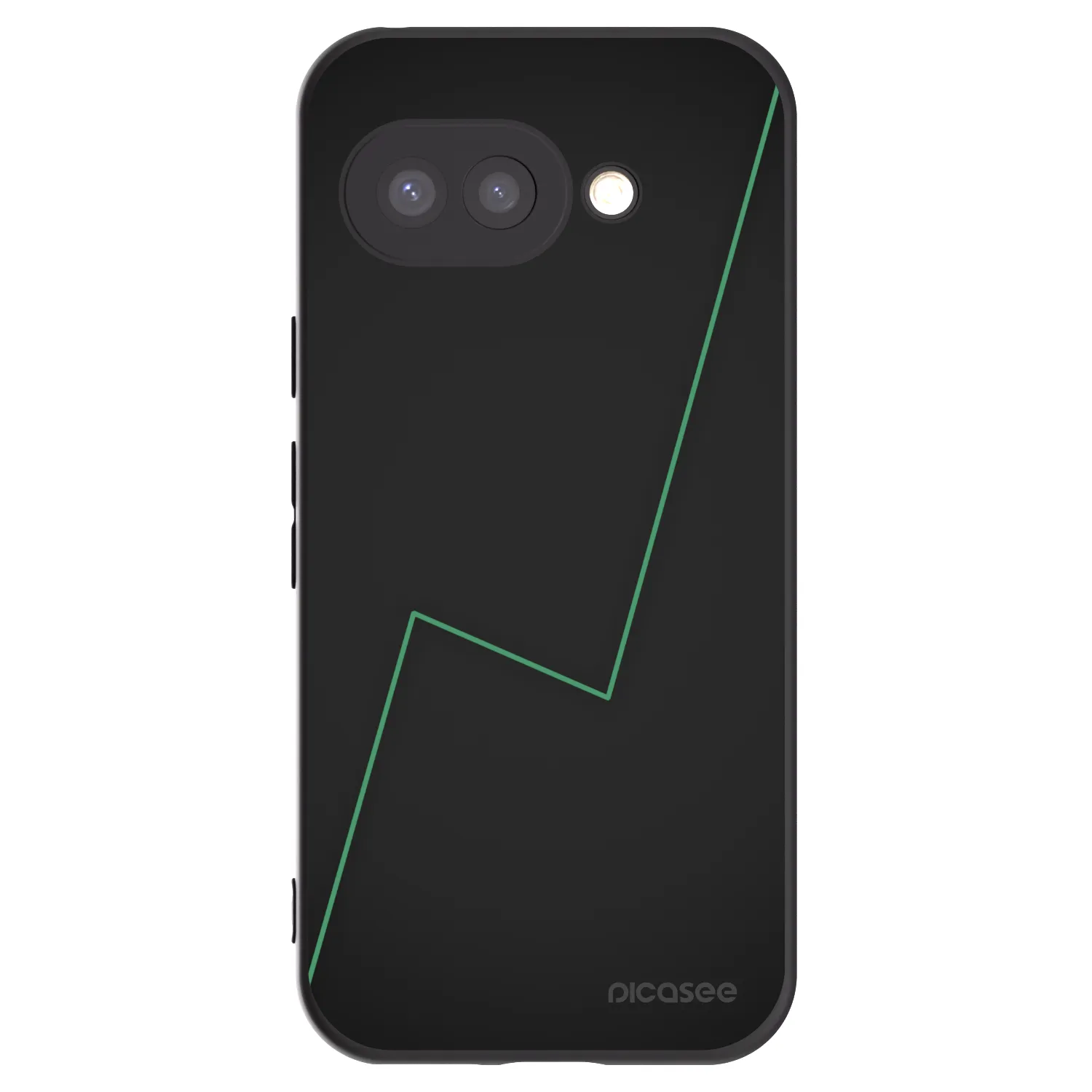Picasee silikonowe czarne etui na Google Pixel 9a - Consistency