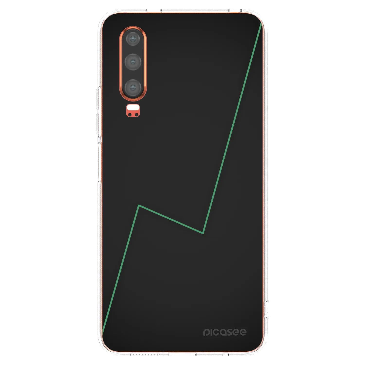 Picasee silikonowe przeźroczyste etui na Huawei P30 - Consistency