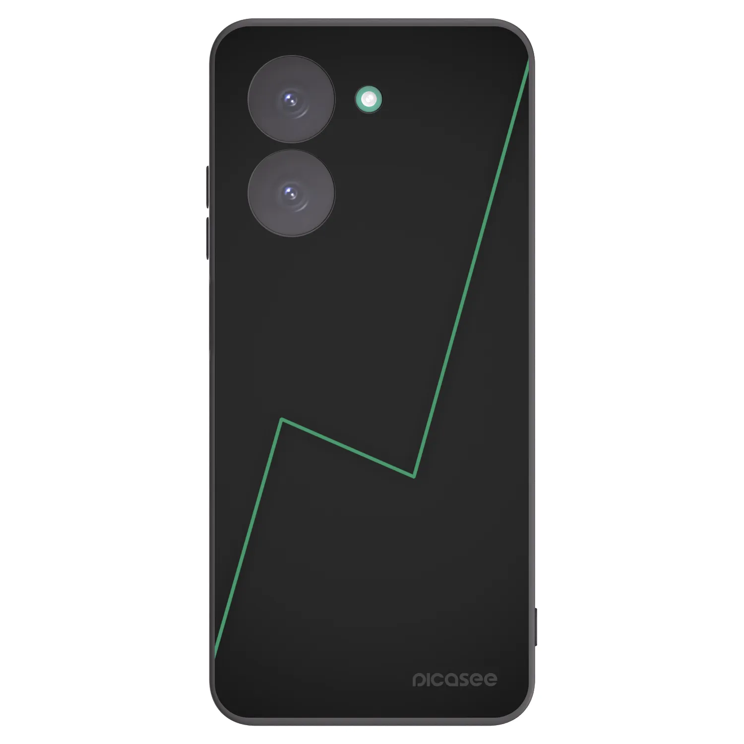 Picasee silikonowe czarne etui na Xiaomi Redmi A5 - Consistency