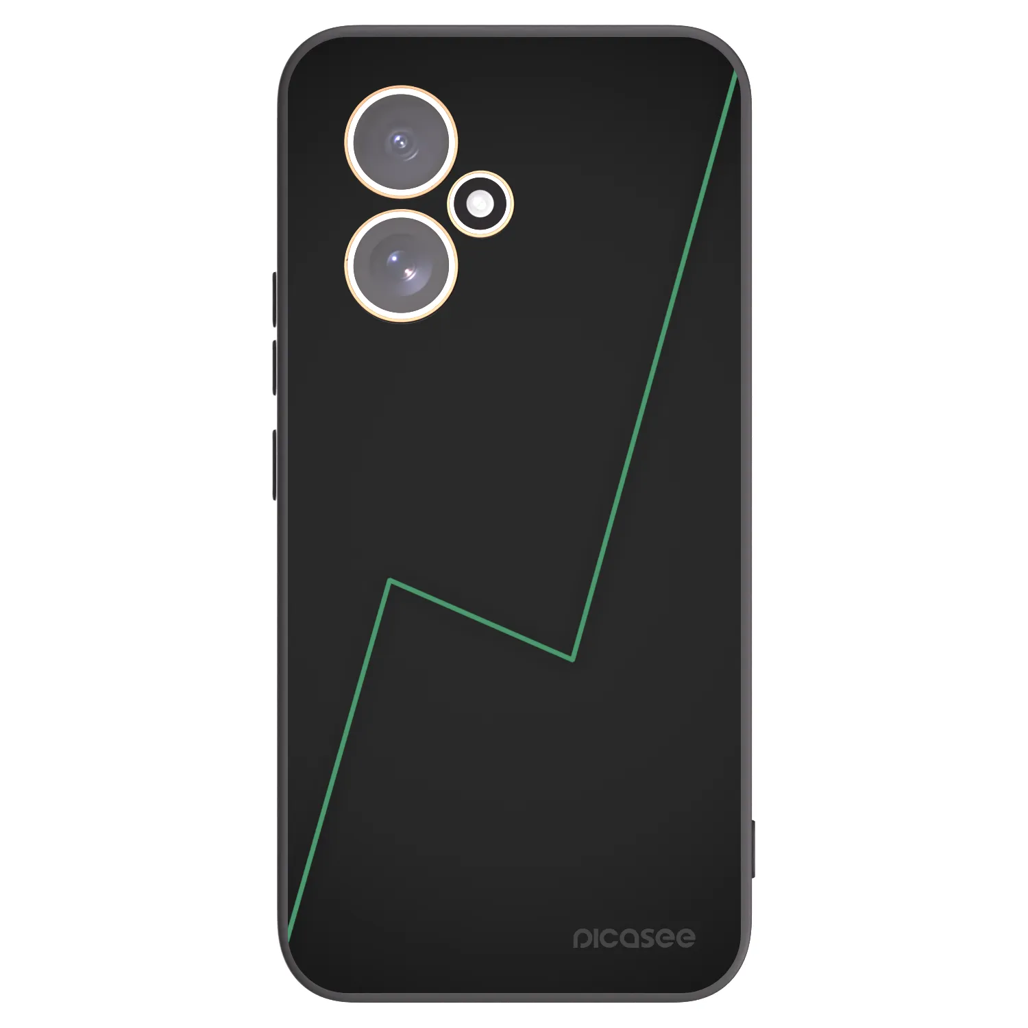 Picasee silikonowe czarne etui na Honor 400 5G - Consistency