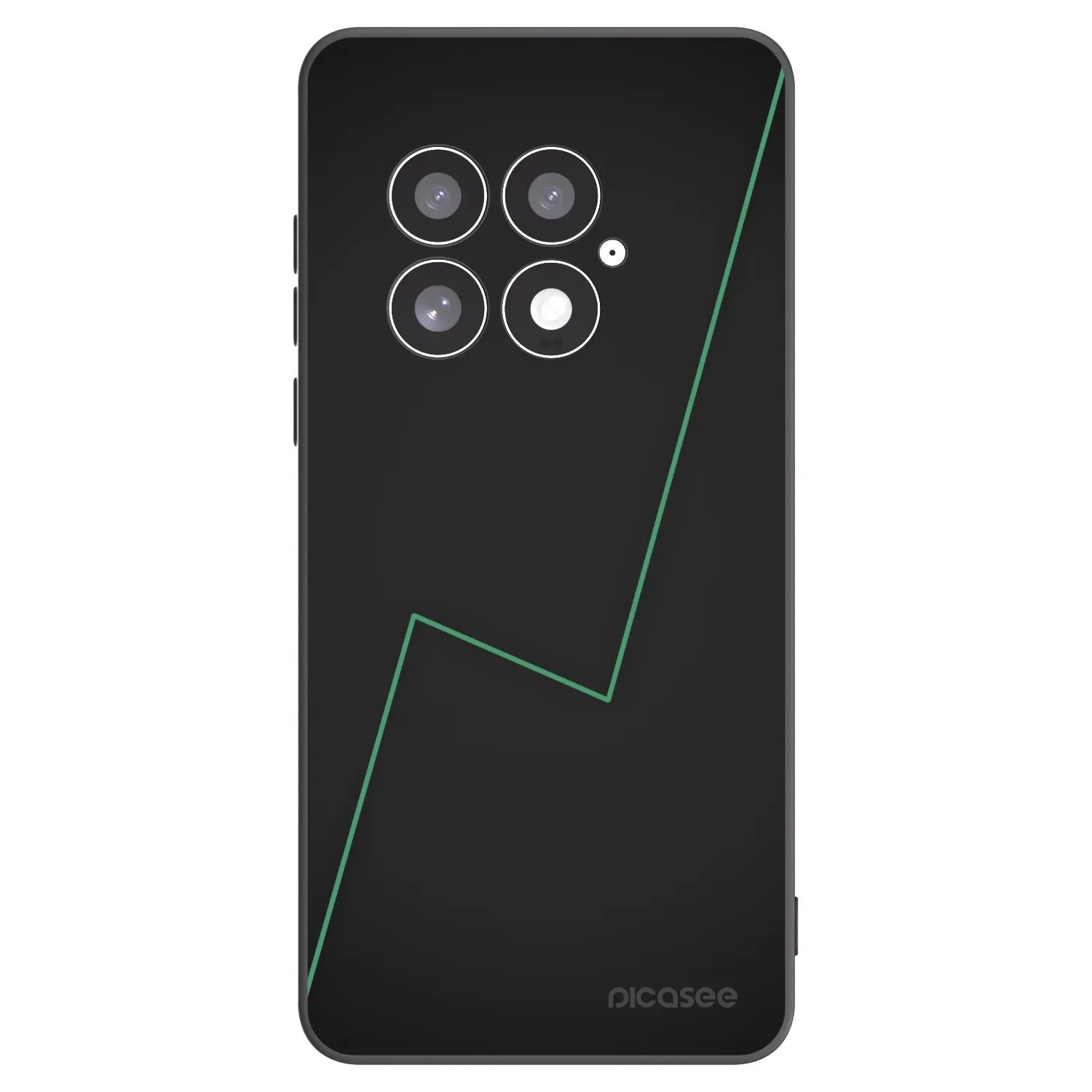 Picasee silikonowe czarne etui na OnePlus 13 5G - Consistency