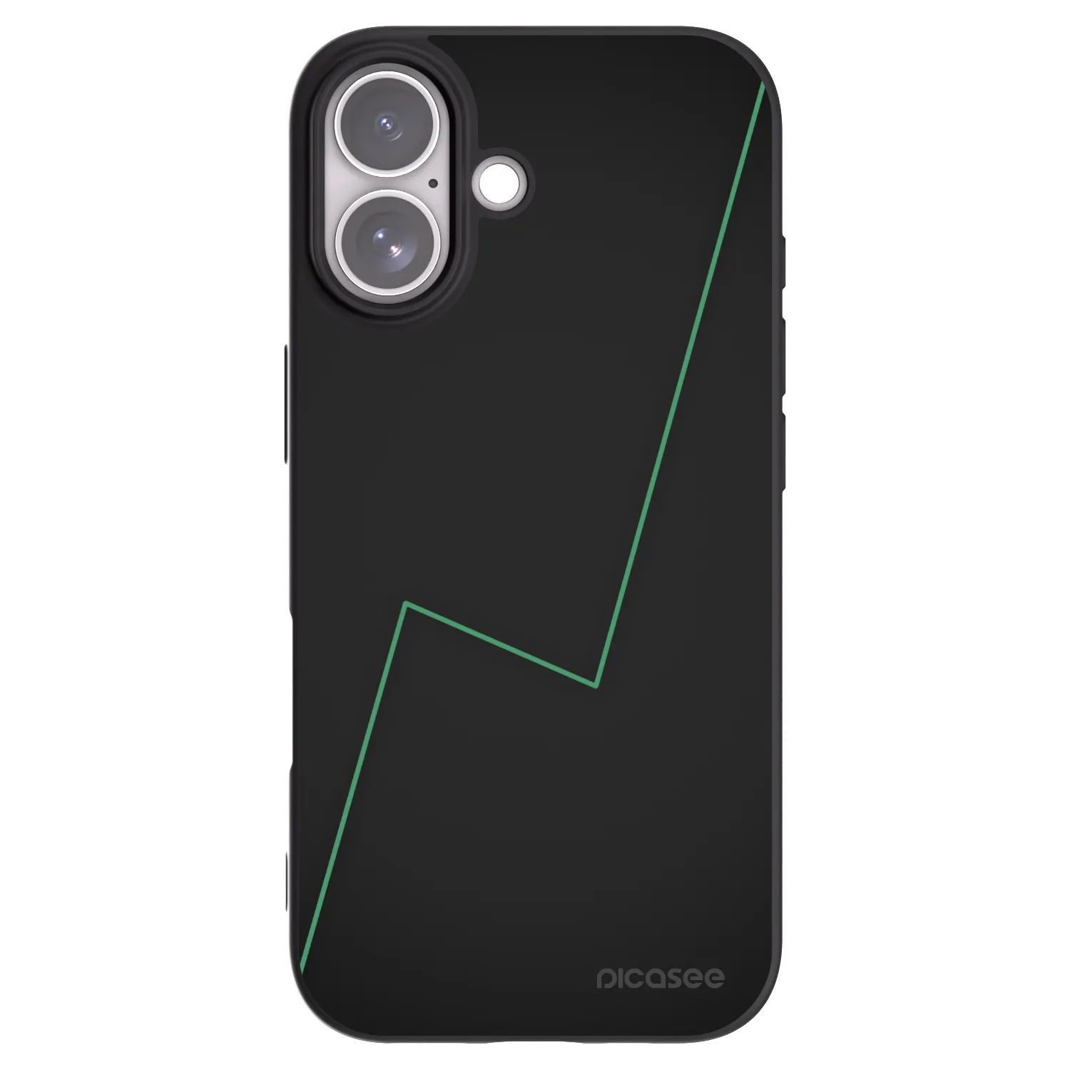 Picasee silikonowe czarne etui na Apple iPhone 17 - Consistency