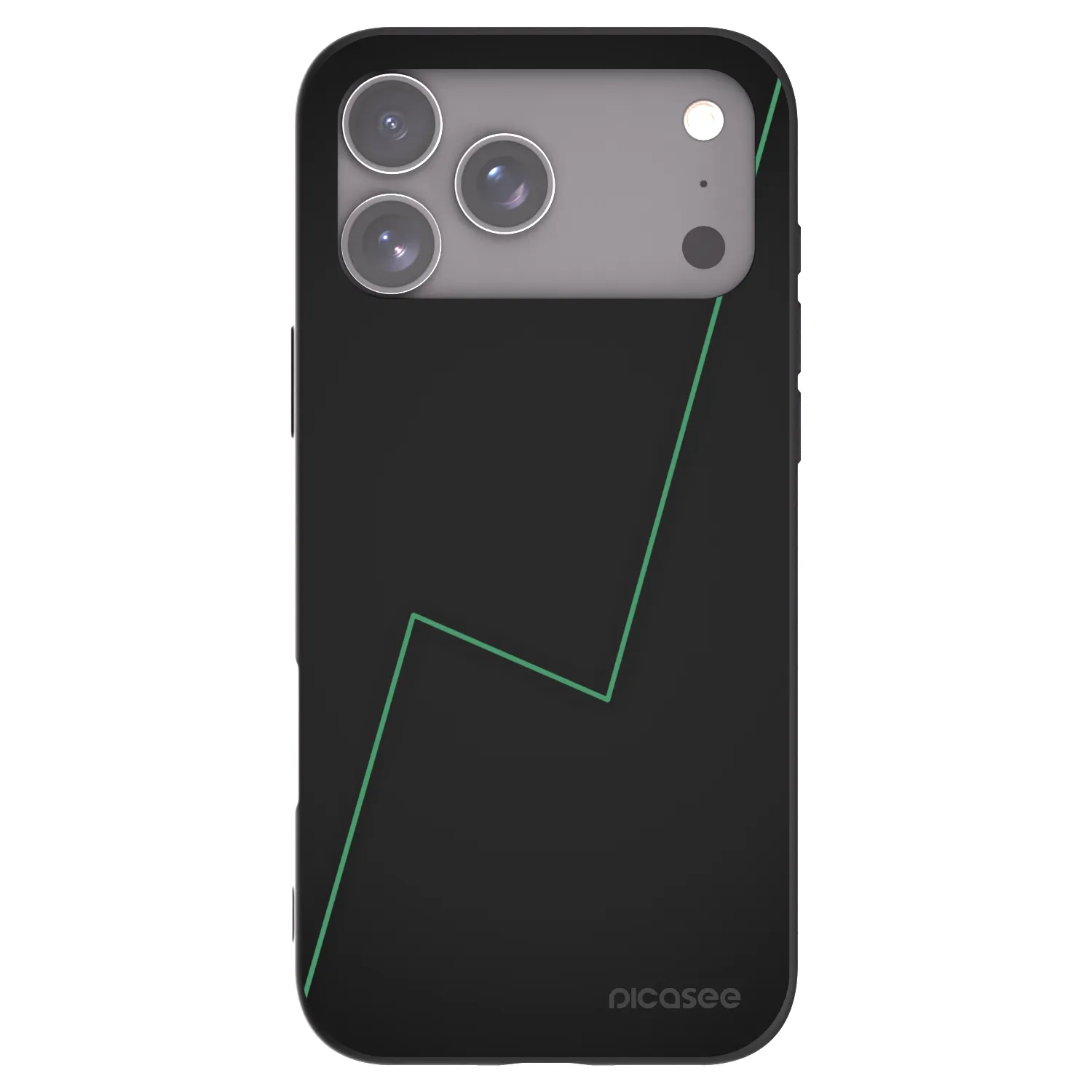 Picasee silikonowe czarne etui na Apple iPhone 17 Pro Max - Consistency