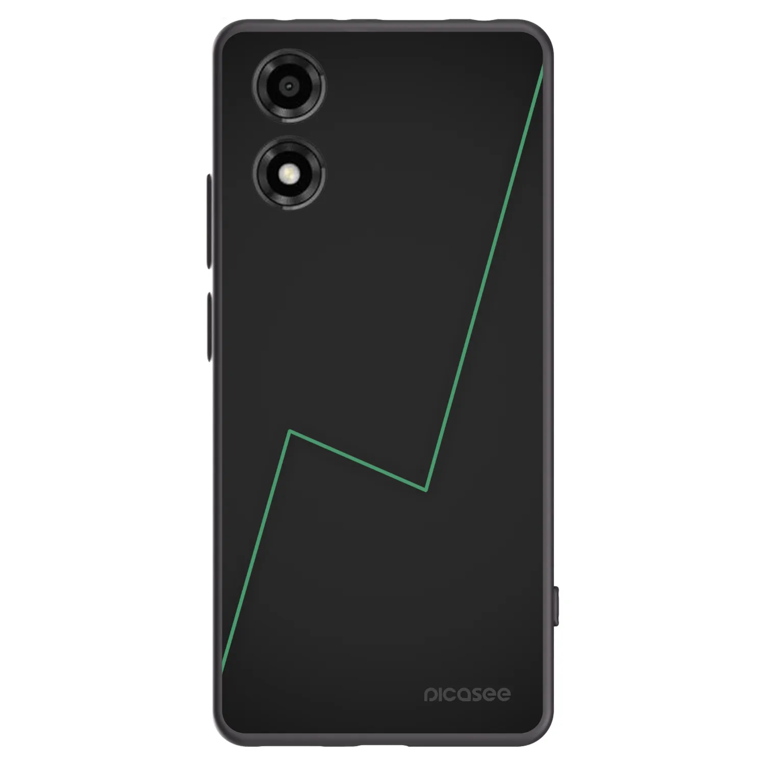 Picasee silikonowe czarne etui na Motorola Moto E14 - Consistency