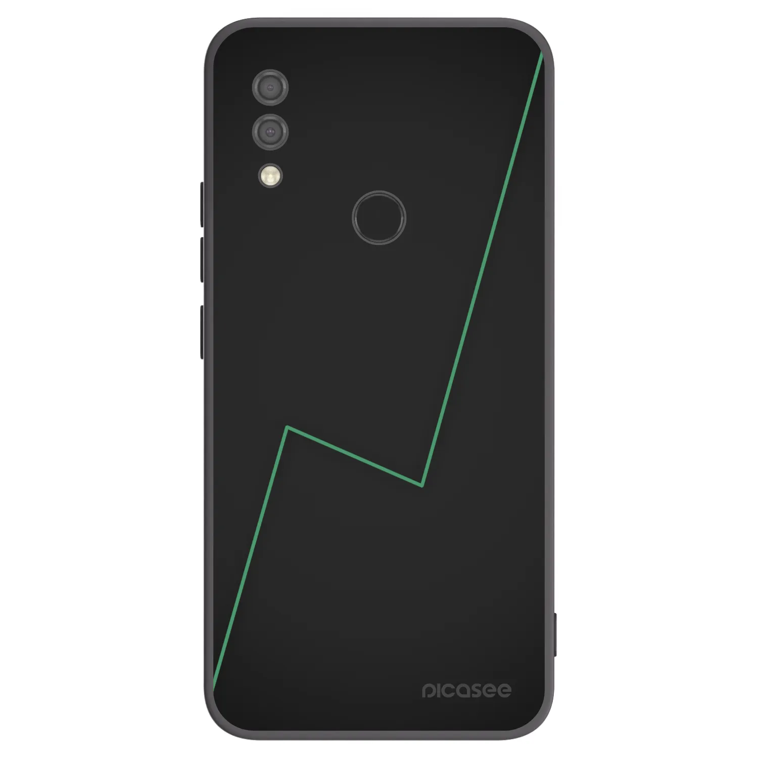 Picasee silikonowe czarne etui na Xiaomi Redmi 7 - Consistency