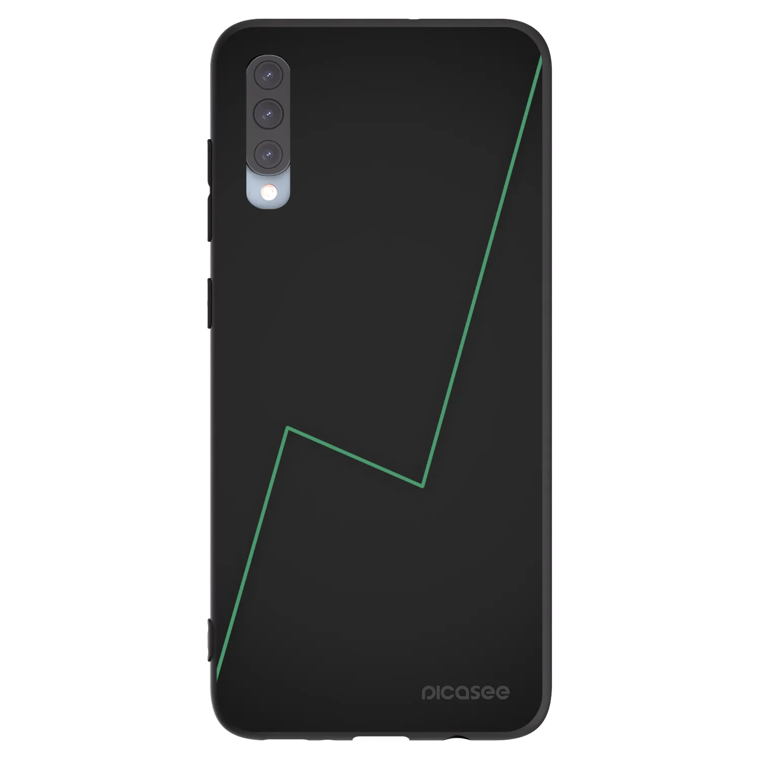 Picasee silikonowe czarne etui na Samsung Galaxy A70 A705F - Consistency