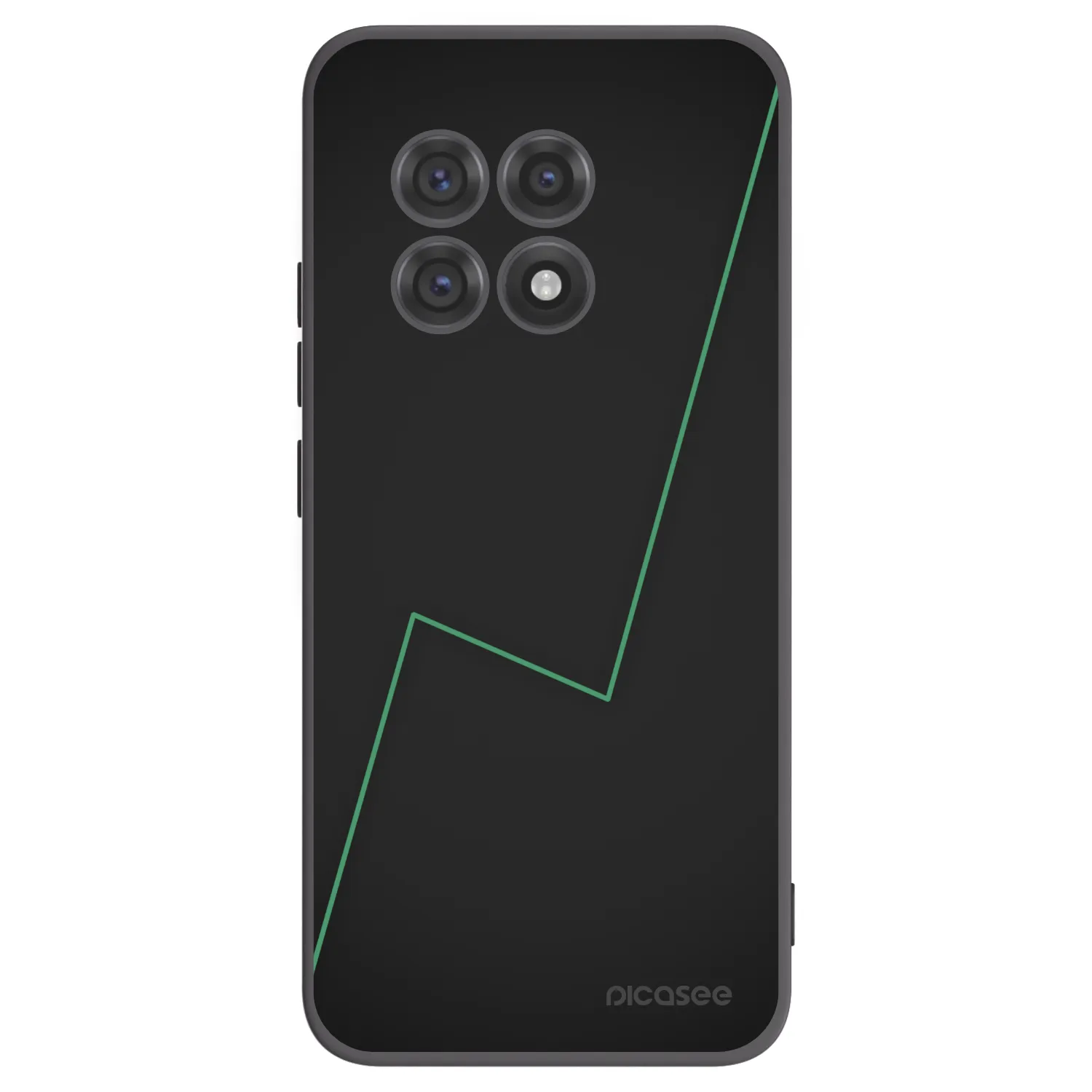 Picasee silikonowe czarne etui na OnePlus 13R 5G - Consistency