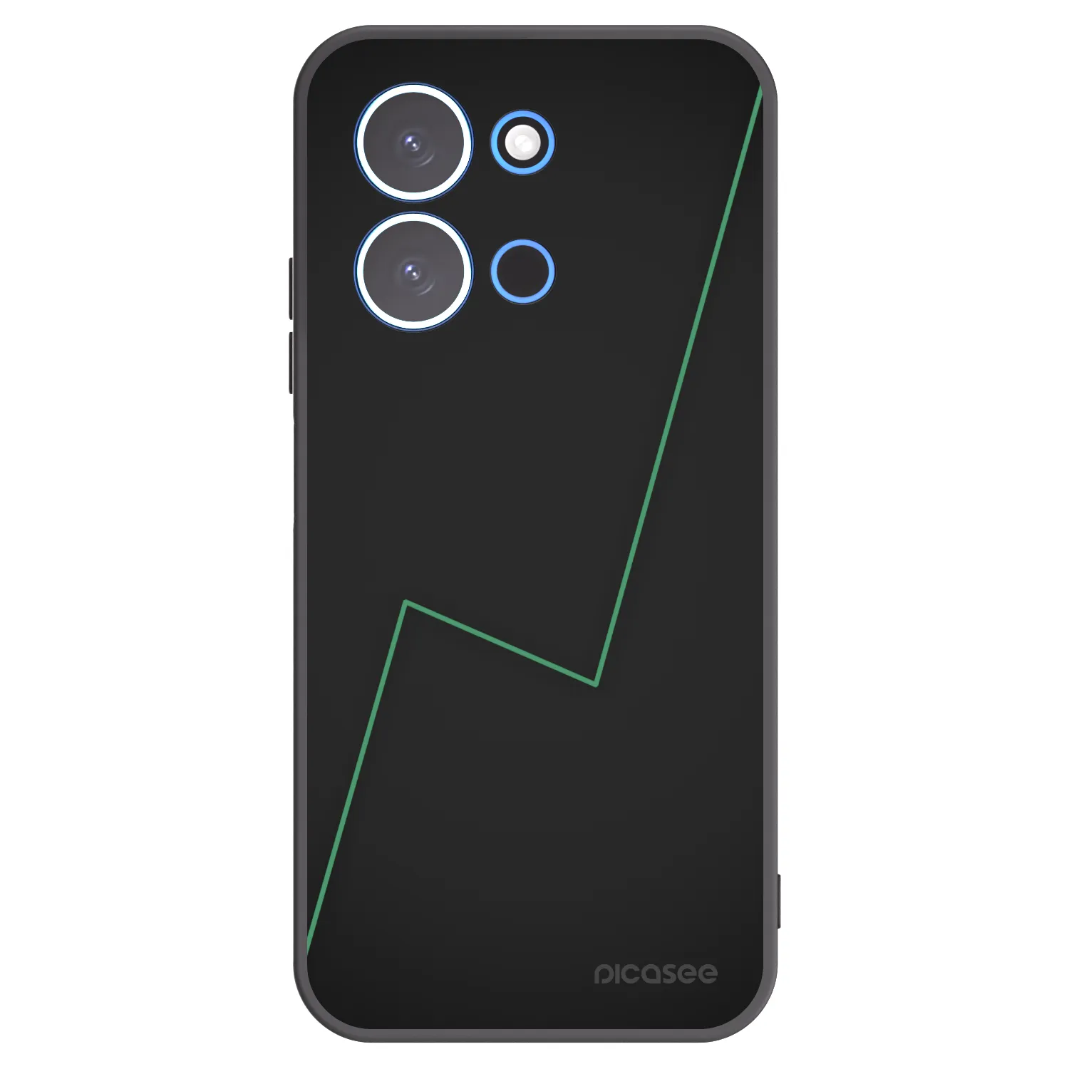 Picasee silikonowe czarne etui na Xiaomi Redmi 15C 4G - Consistency